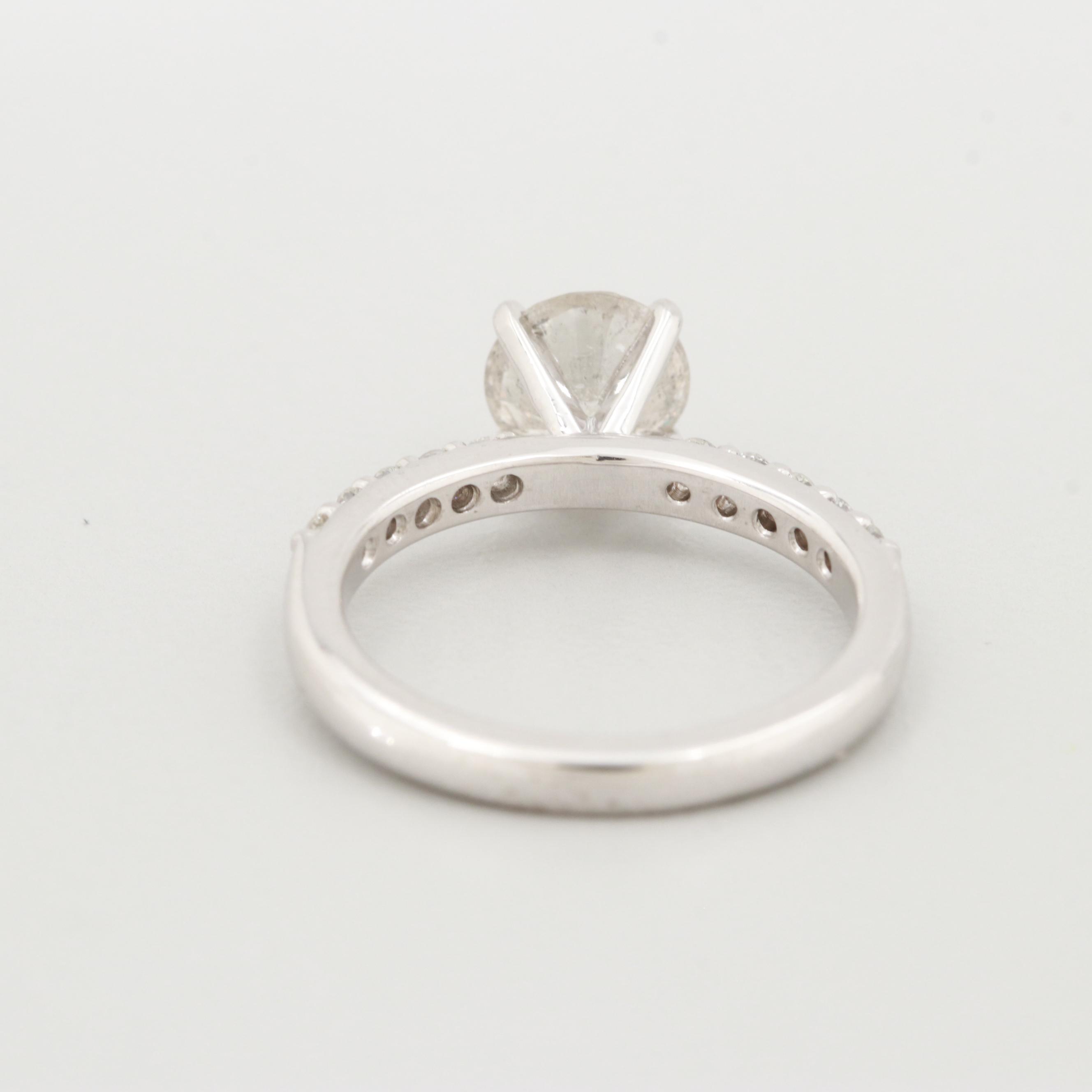 A. Jaffe 18K White Gold 1.35 CTW Diamond Ring