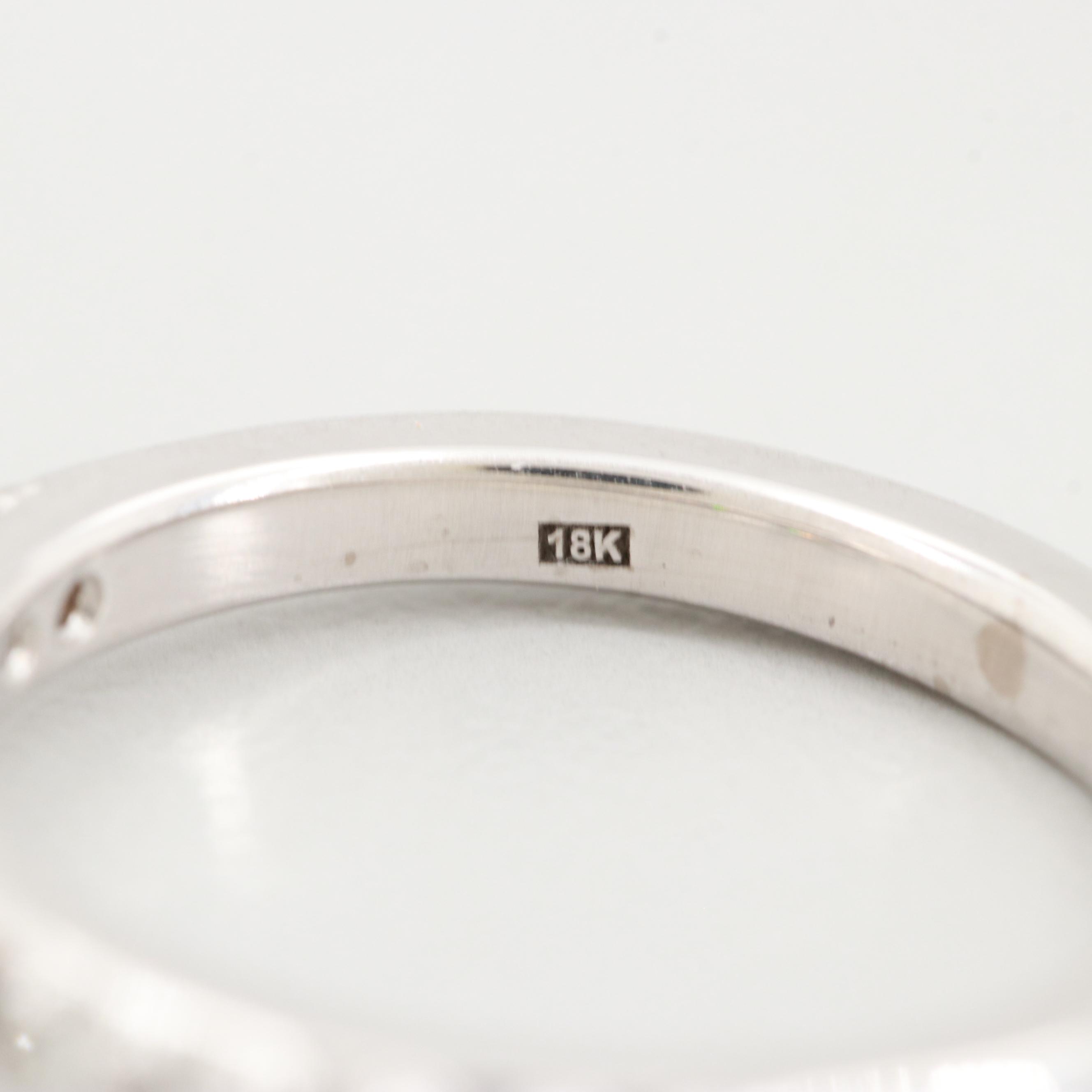 A. Jaffe 18K White Gold 1.35 CTW Diamond Ring