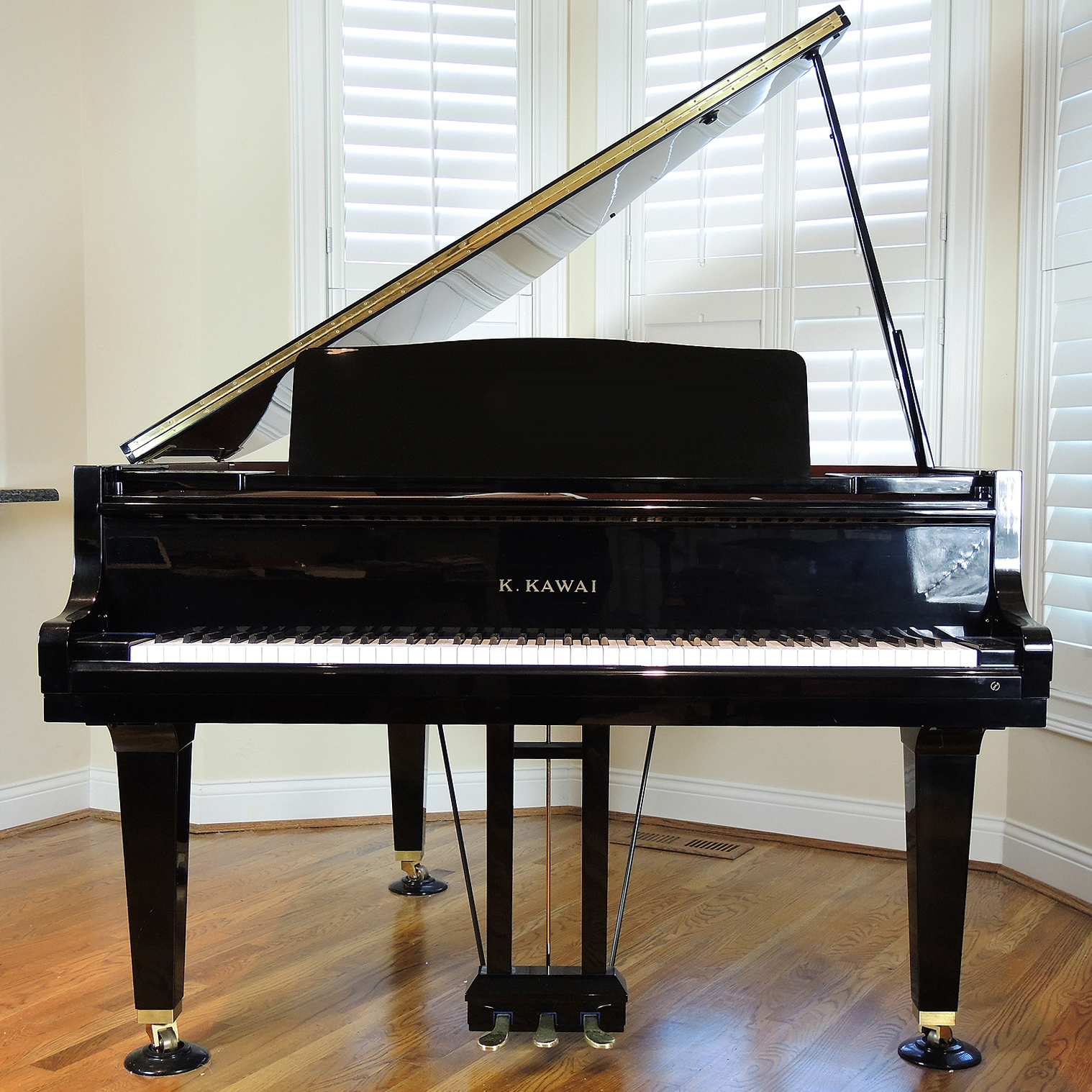 K. Kawai 5'1" GE-1 Baby Grand Piano with Bench
