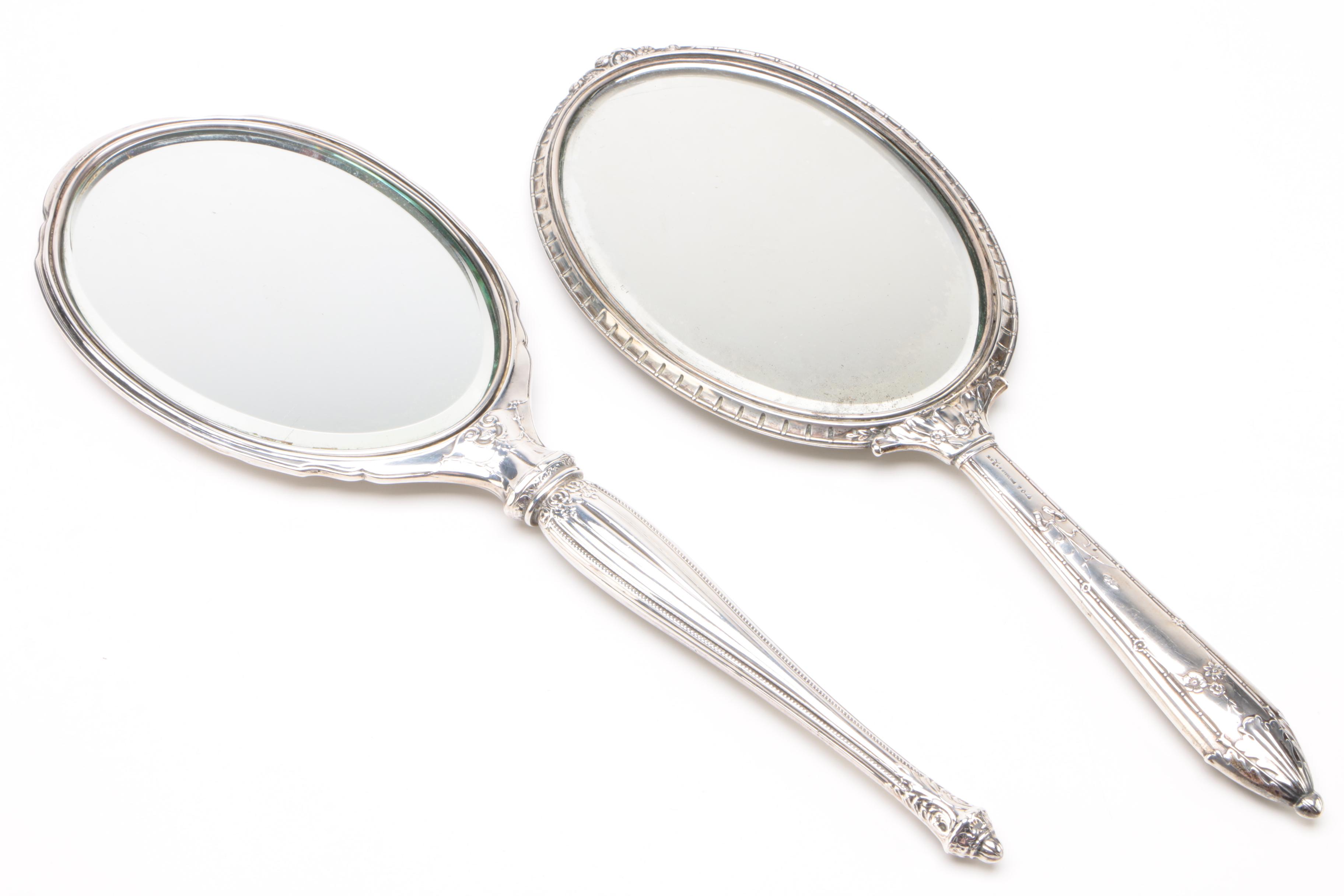 R. Wallace & Sons and Other American Sterling Silver Hand Mirrors