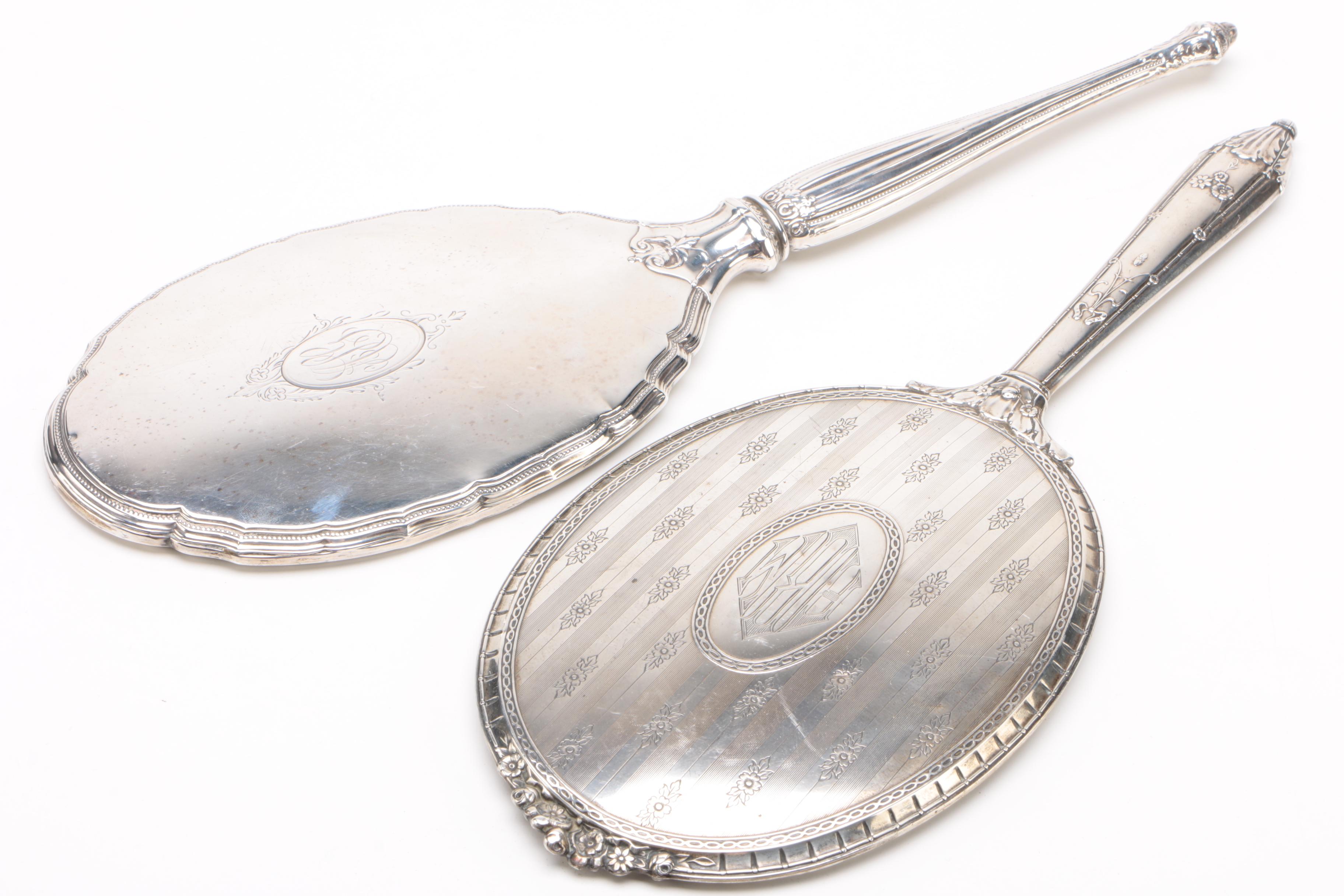 R. Wallace & Sons and Other American Sterling Silver Hand Mirrors