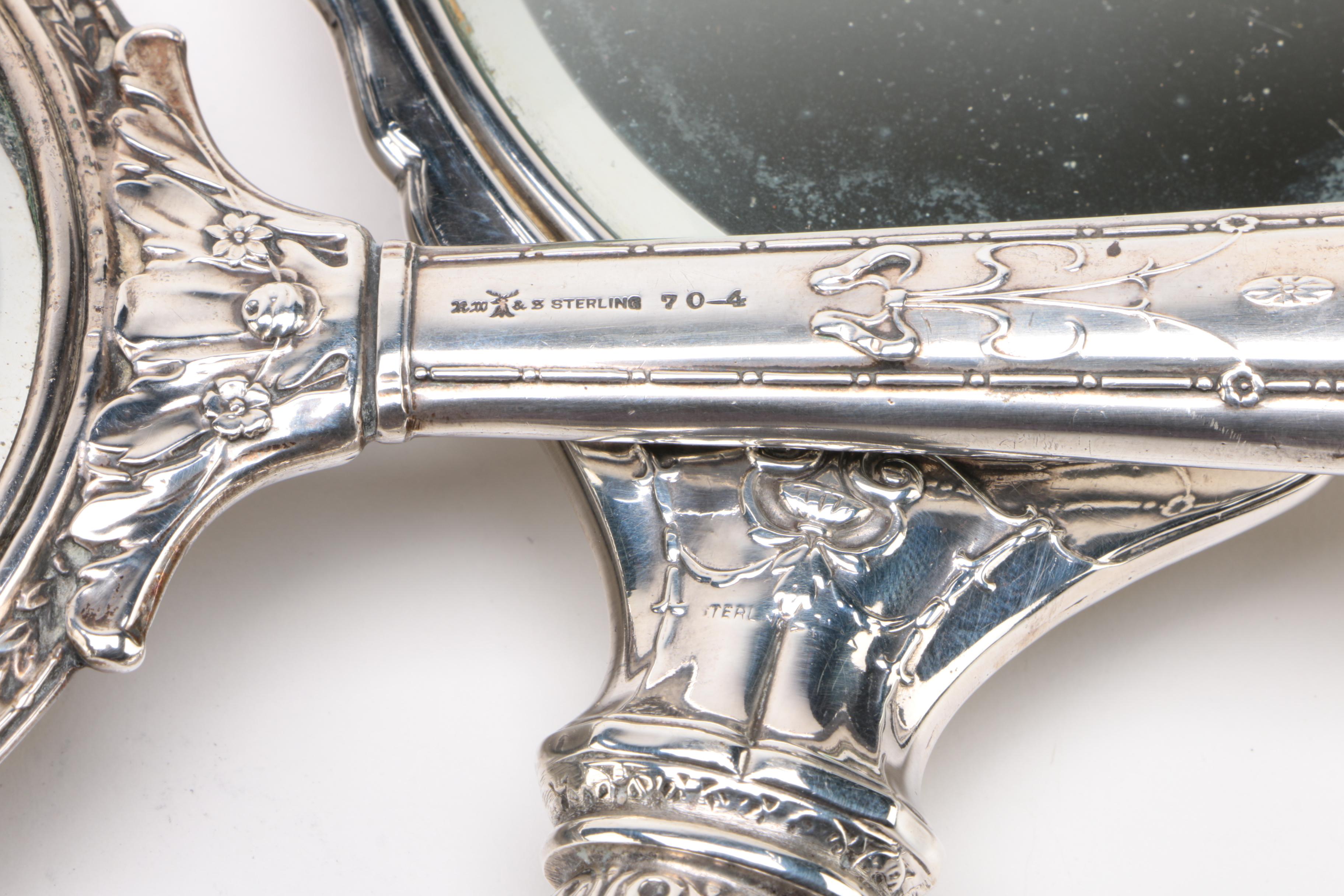 R. Wallace & Sons and Other American Sterling Silver Hand Mirrors