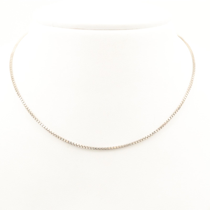 Sterling Silver Box Chain