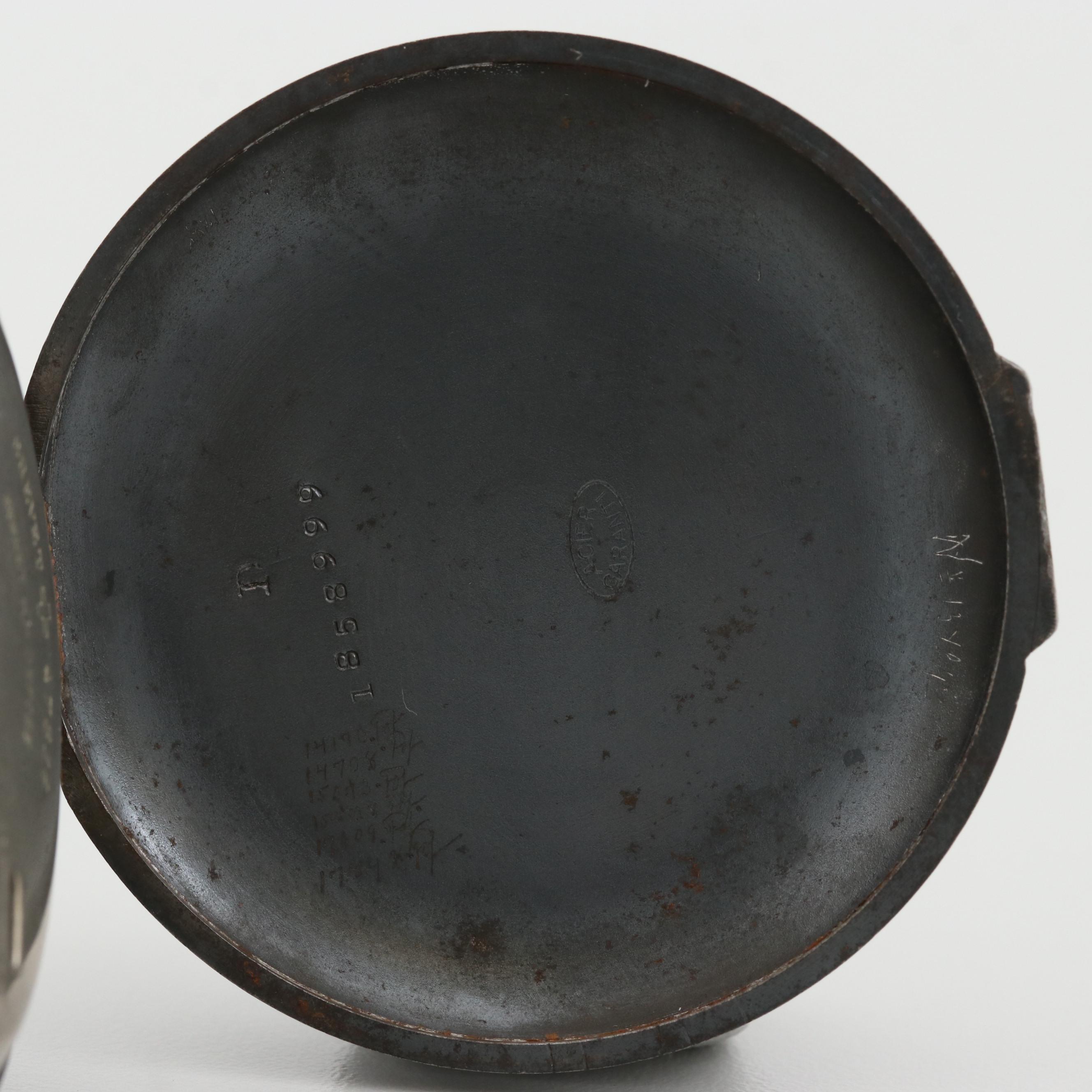 Antique Eterna Gunmetal Alarm Open Face Pocket Watch