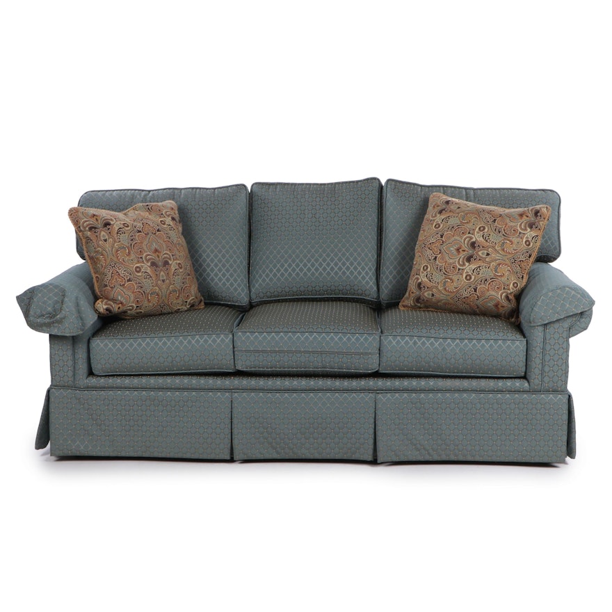 Huntington House Three Cushion Roll Arm Sofa, Contemporary