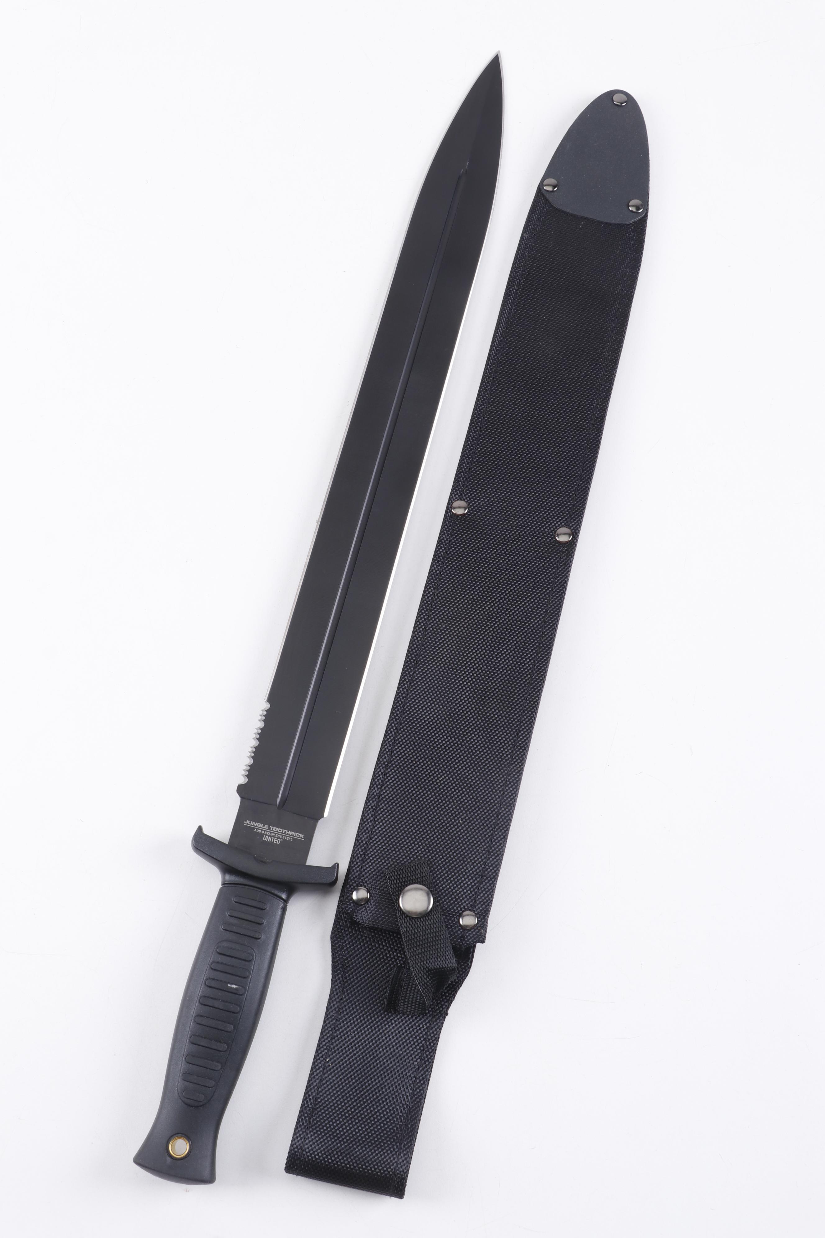 United Cutlery Stainless Steel Combat Machetes and Sword