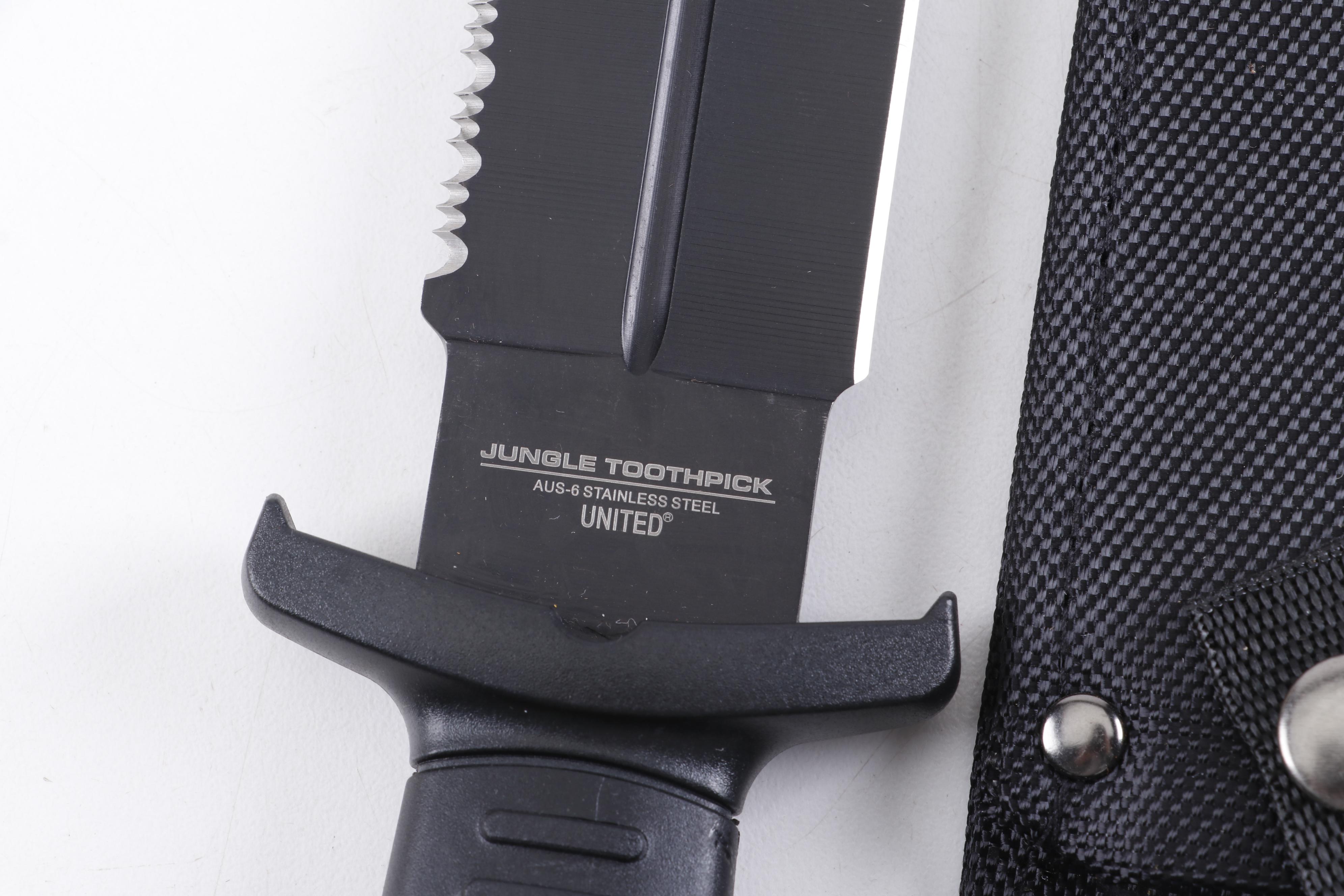 United Cutlery Stainless Steel Combat Machetes and Sword