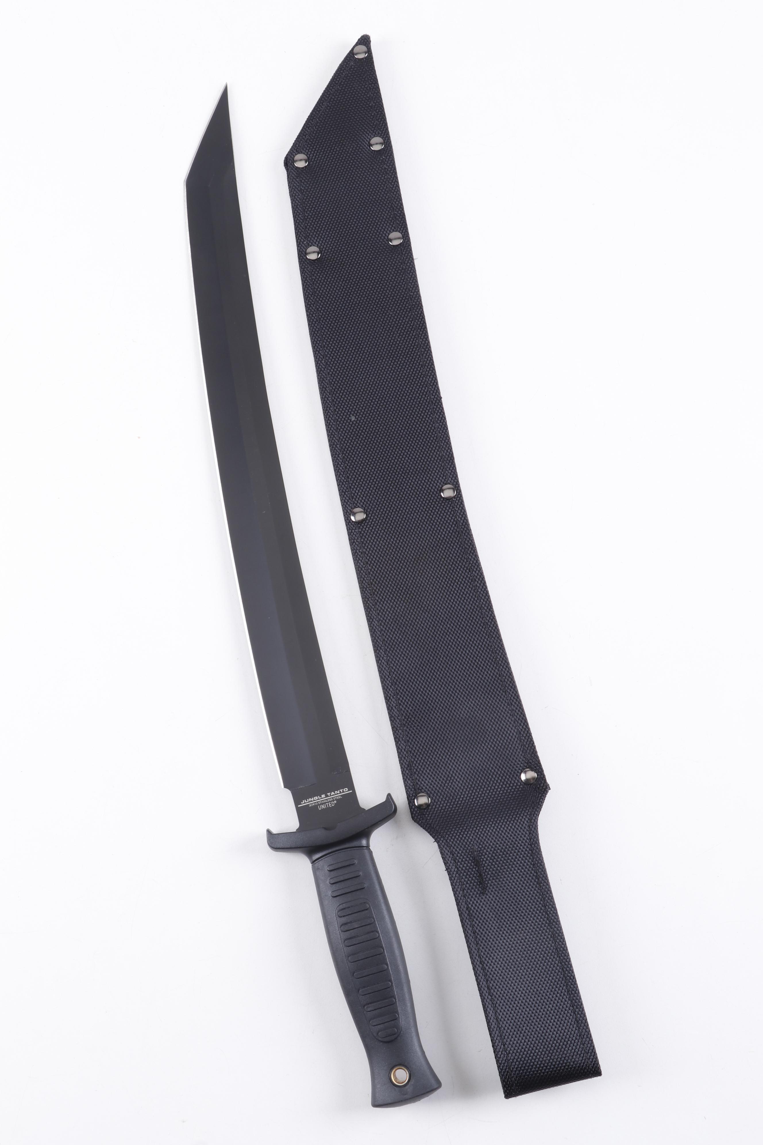 United Cutlery Stainless Steel Combat Machetes and Sword