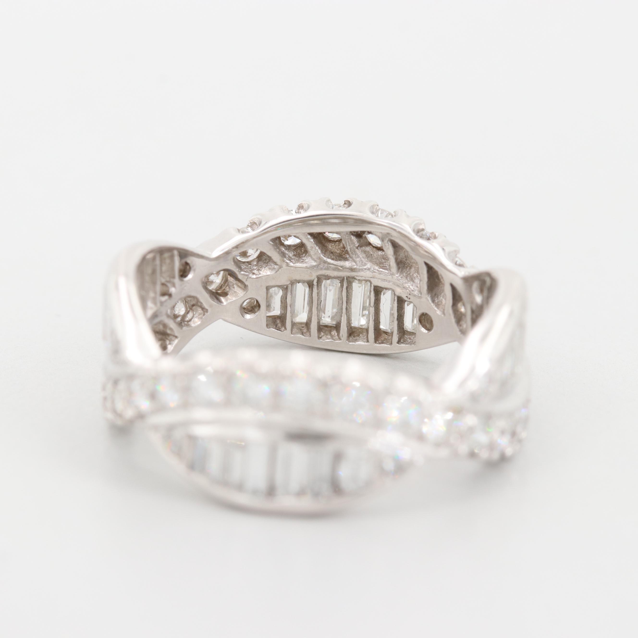 14K White Gold 2.33 CTW Diamond Eternity Band