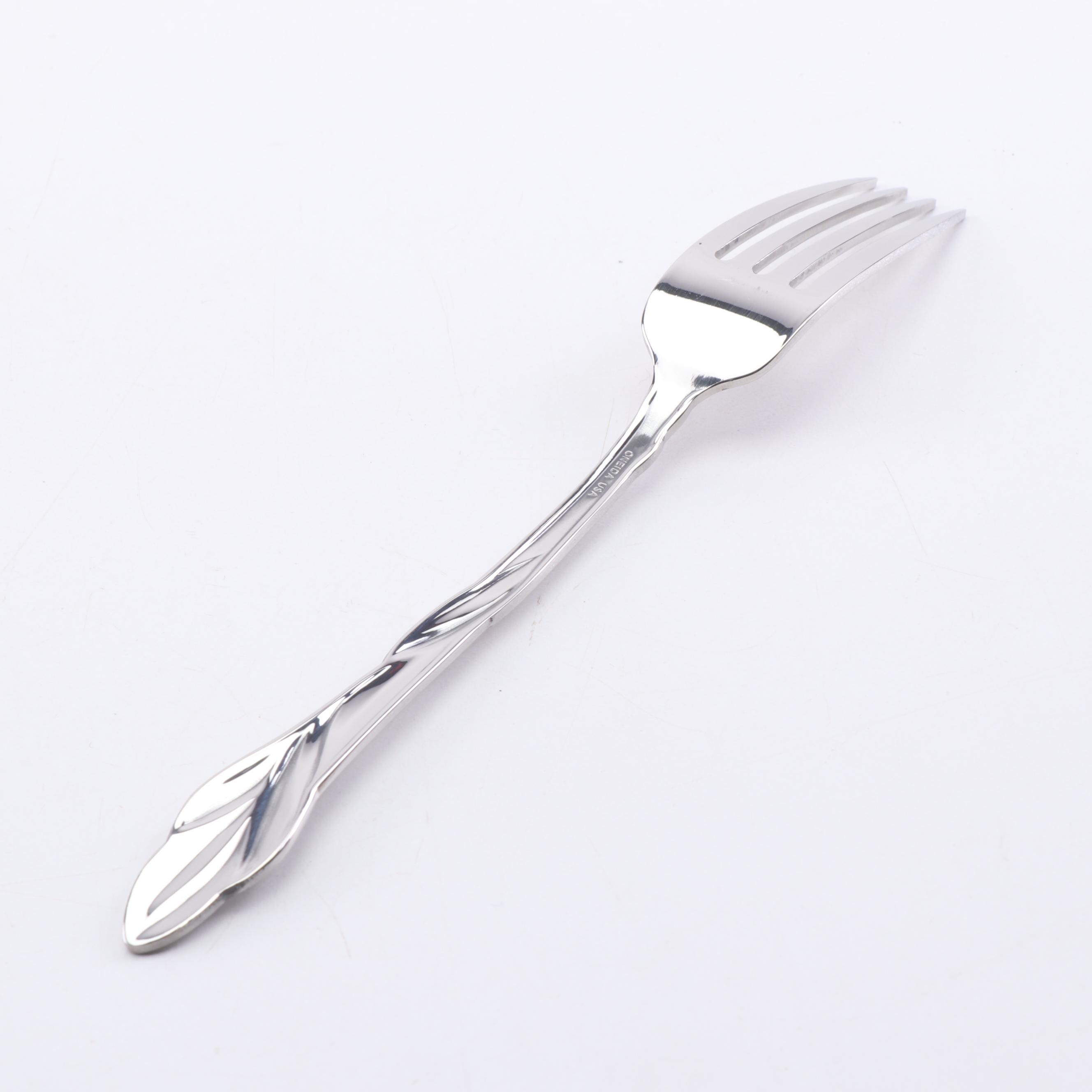 Oneida "Eden" Stainless Steel Flatware and Serving Utensil Sets