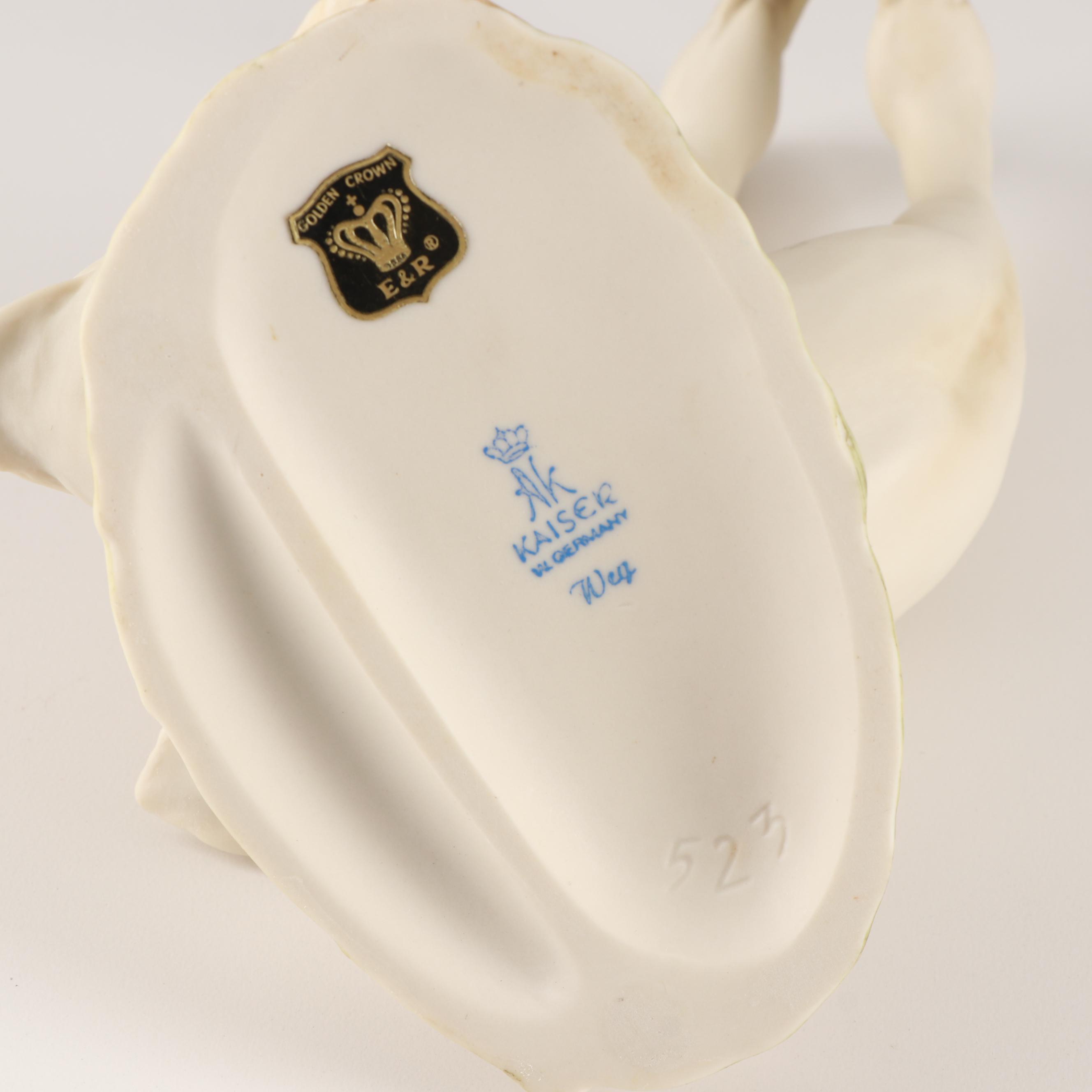 Kaiser W. Germany Porcelain Duck Figurine