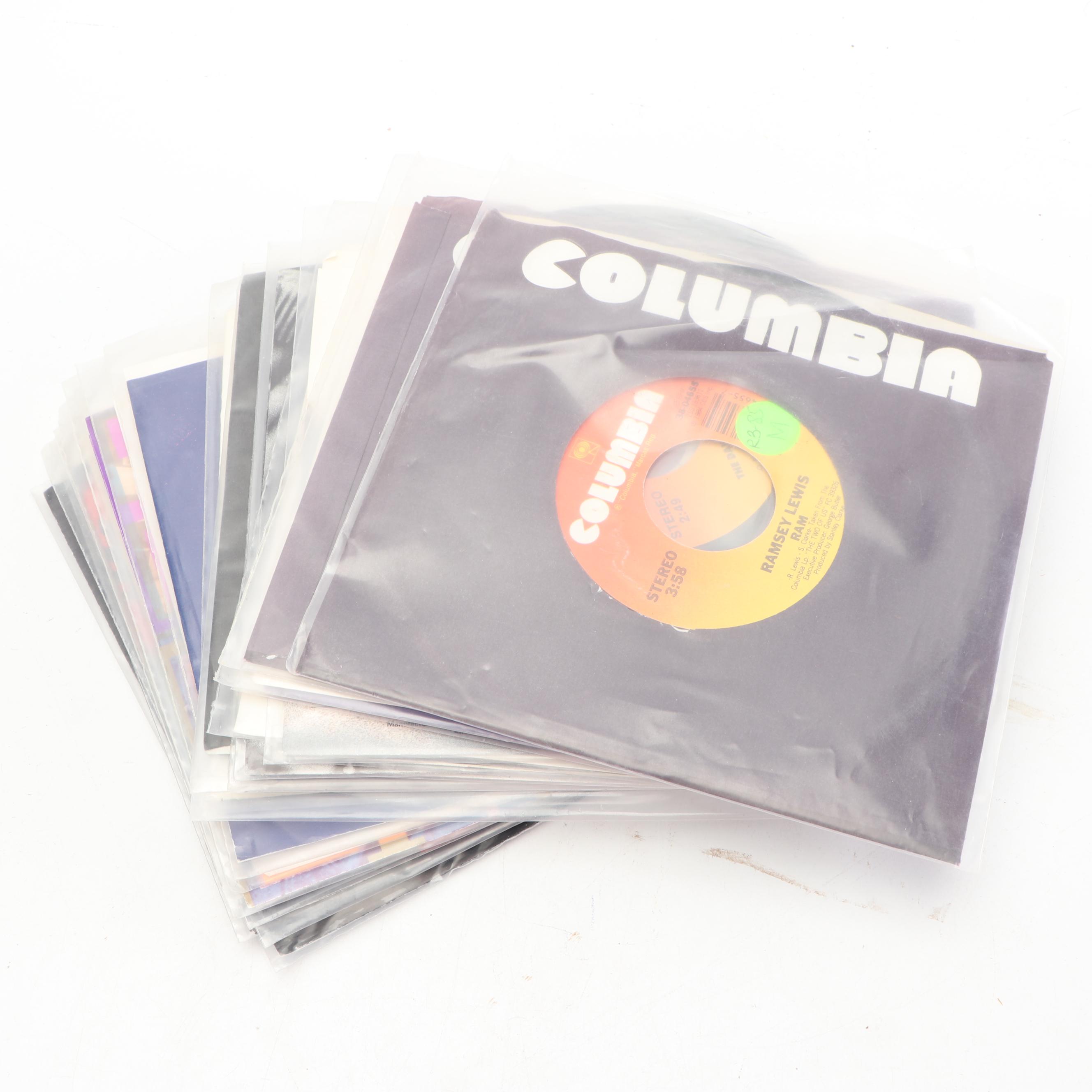 Collection of 45 RPM Records, Vintage