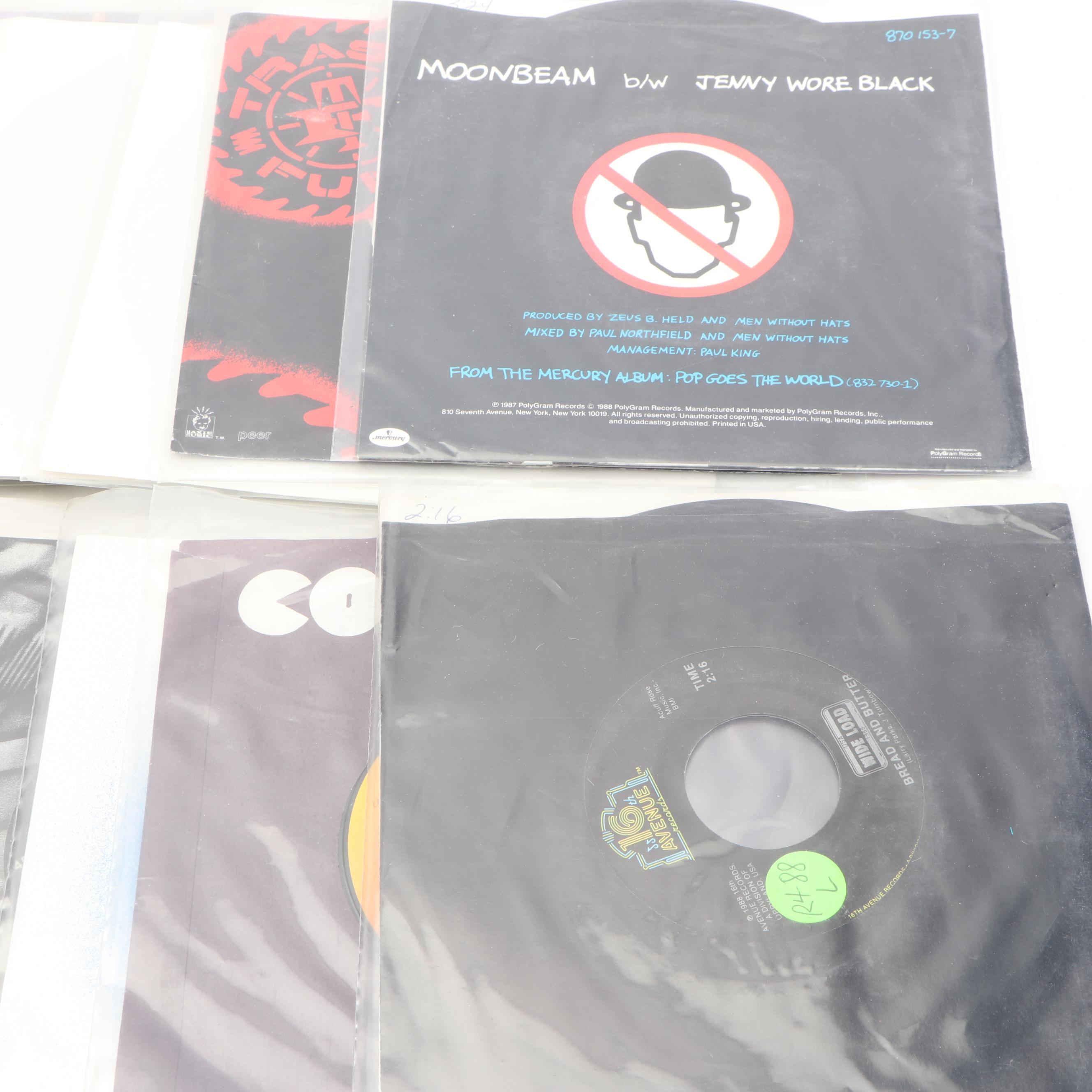 Collection of 45 RPM Records, Vintage