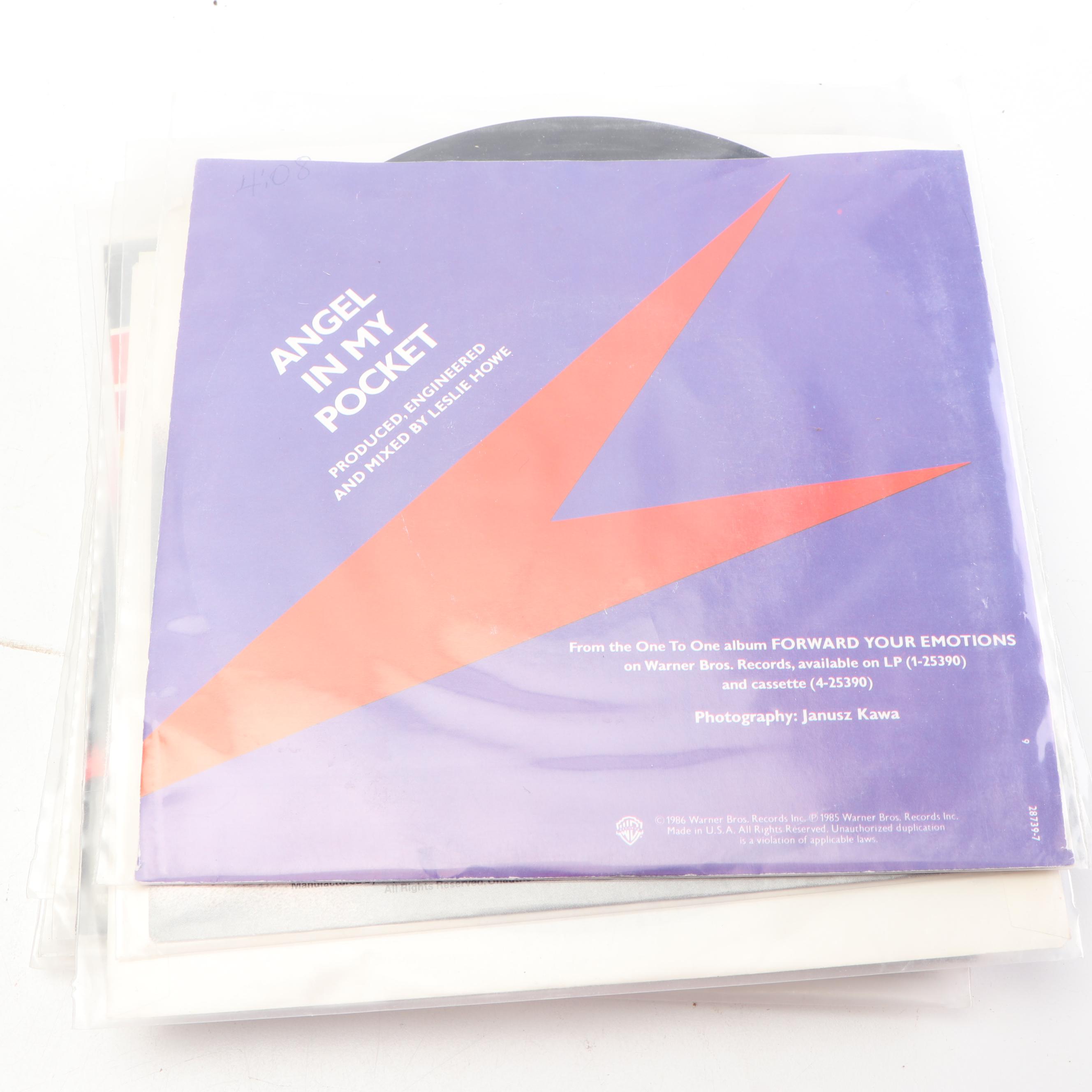 Collection of 45 RPM Records, Vintage