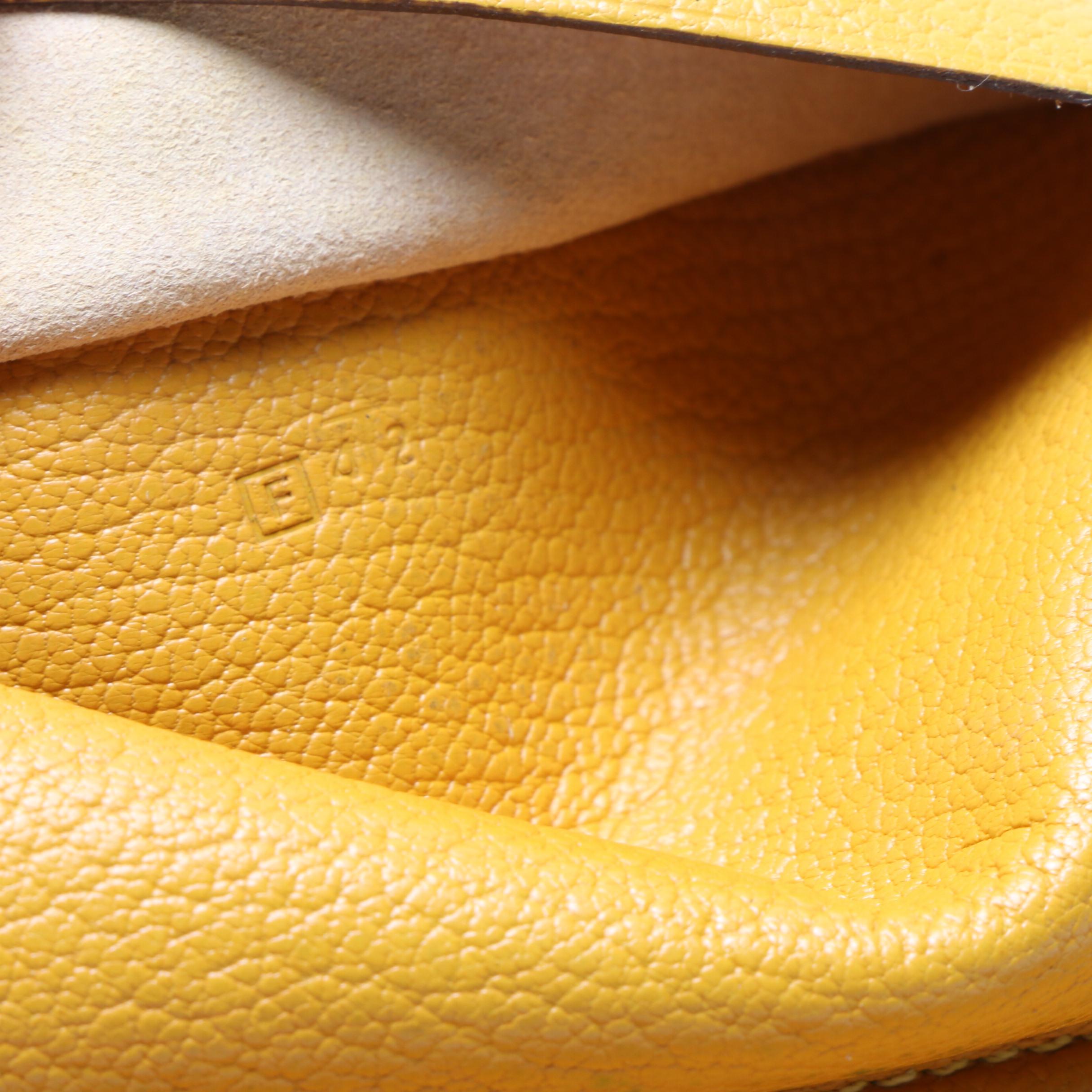 Hermès Paris Two-Tone Clemence Leather Agenda Cover and Canvas Travel Pouch