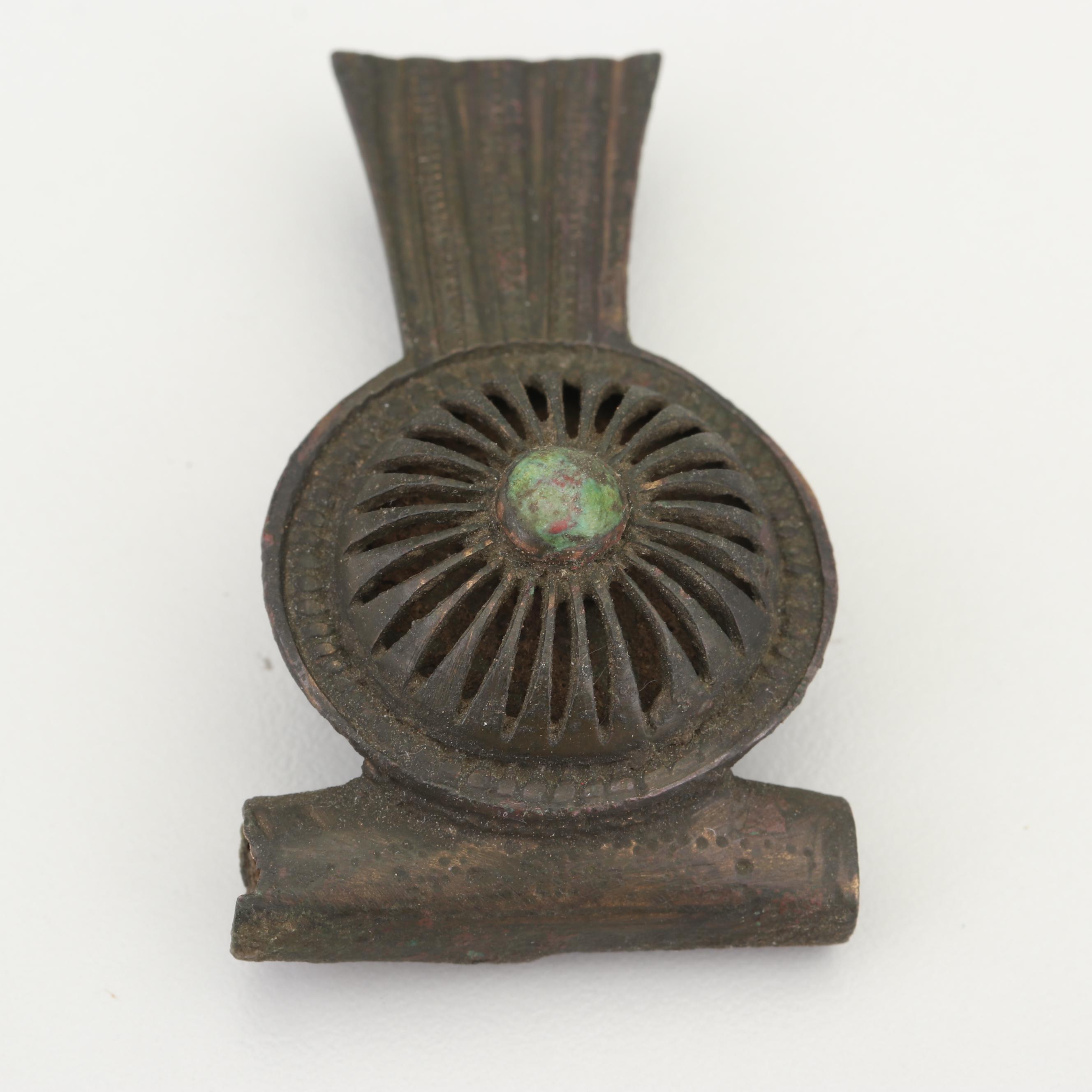 Roman Empire Bronze Fibula, 2nd-4th Century CE