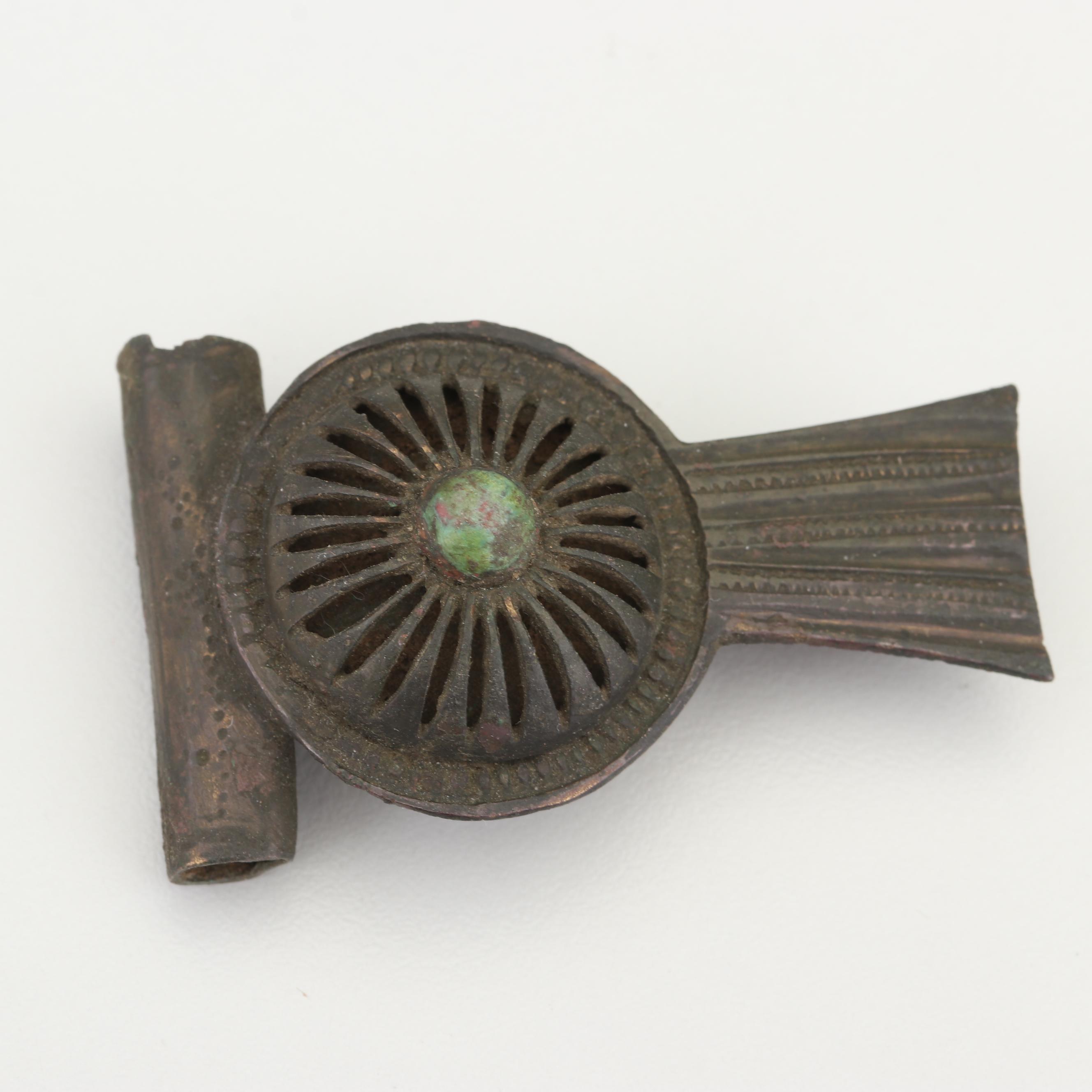 Roman Empire Bronze Fibula, 2nd-4th Century CE