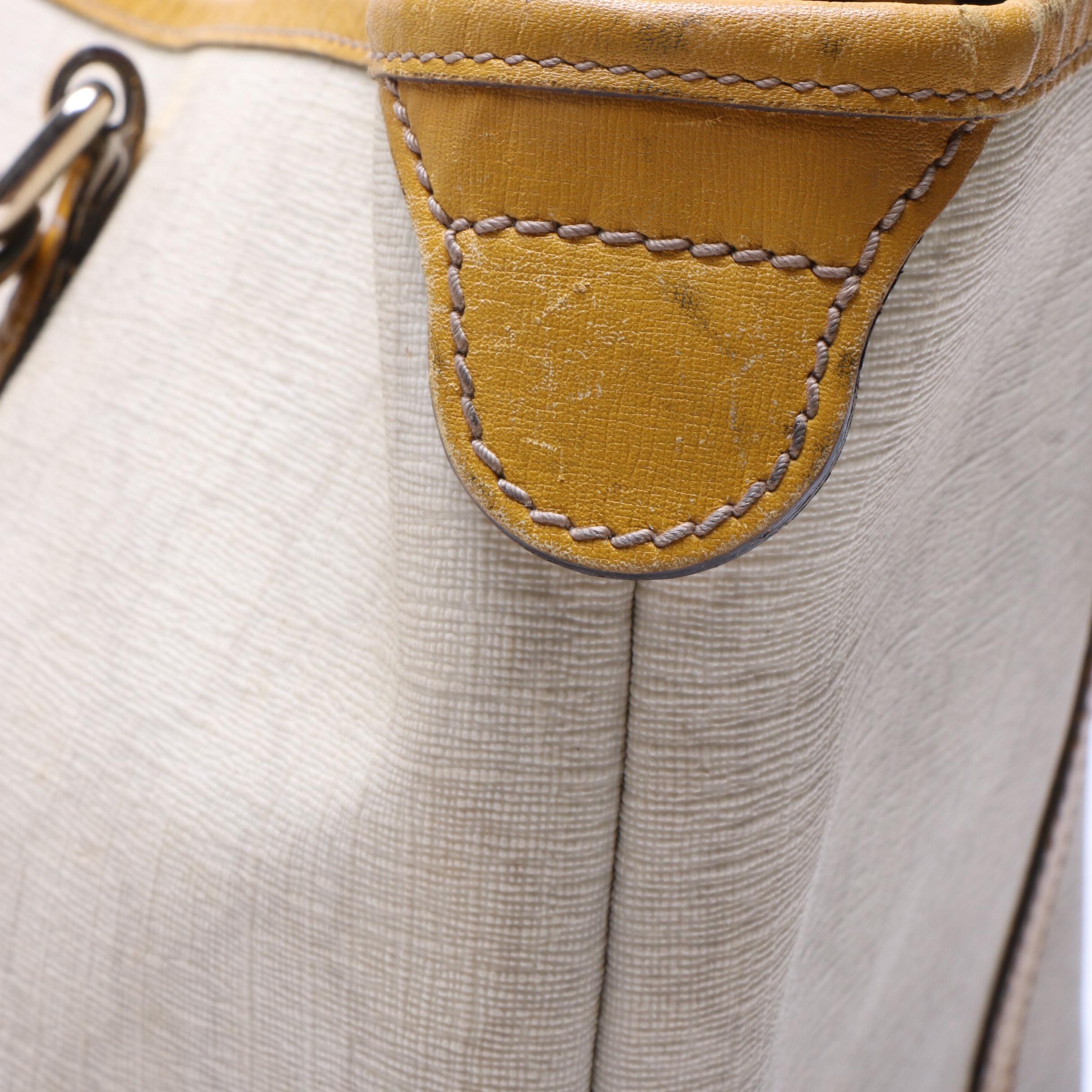 Gucci Beige GG Supreme Coated Canvas and Leather Tote Bag