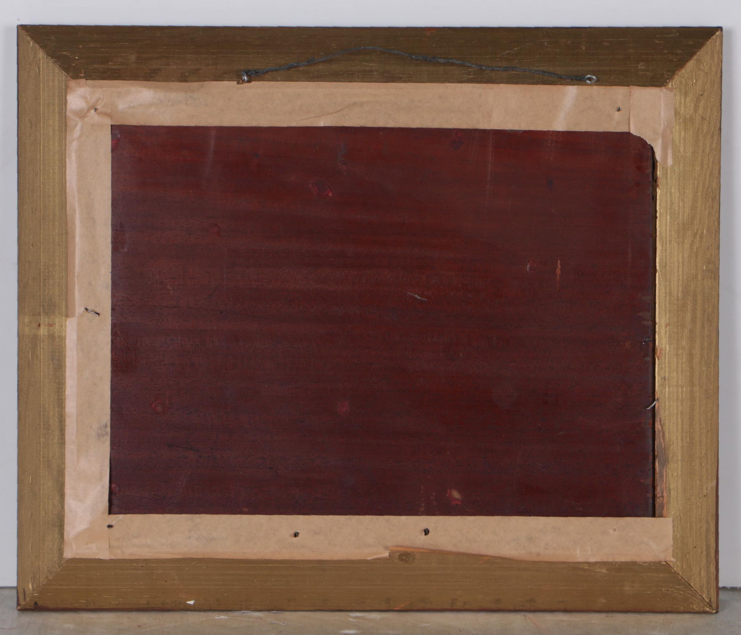 Henri Van Der Hecht Landscape Oil Painting, 1870