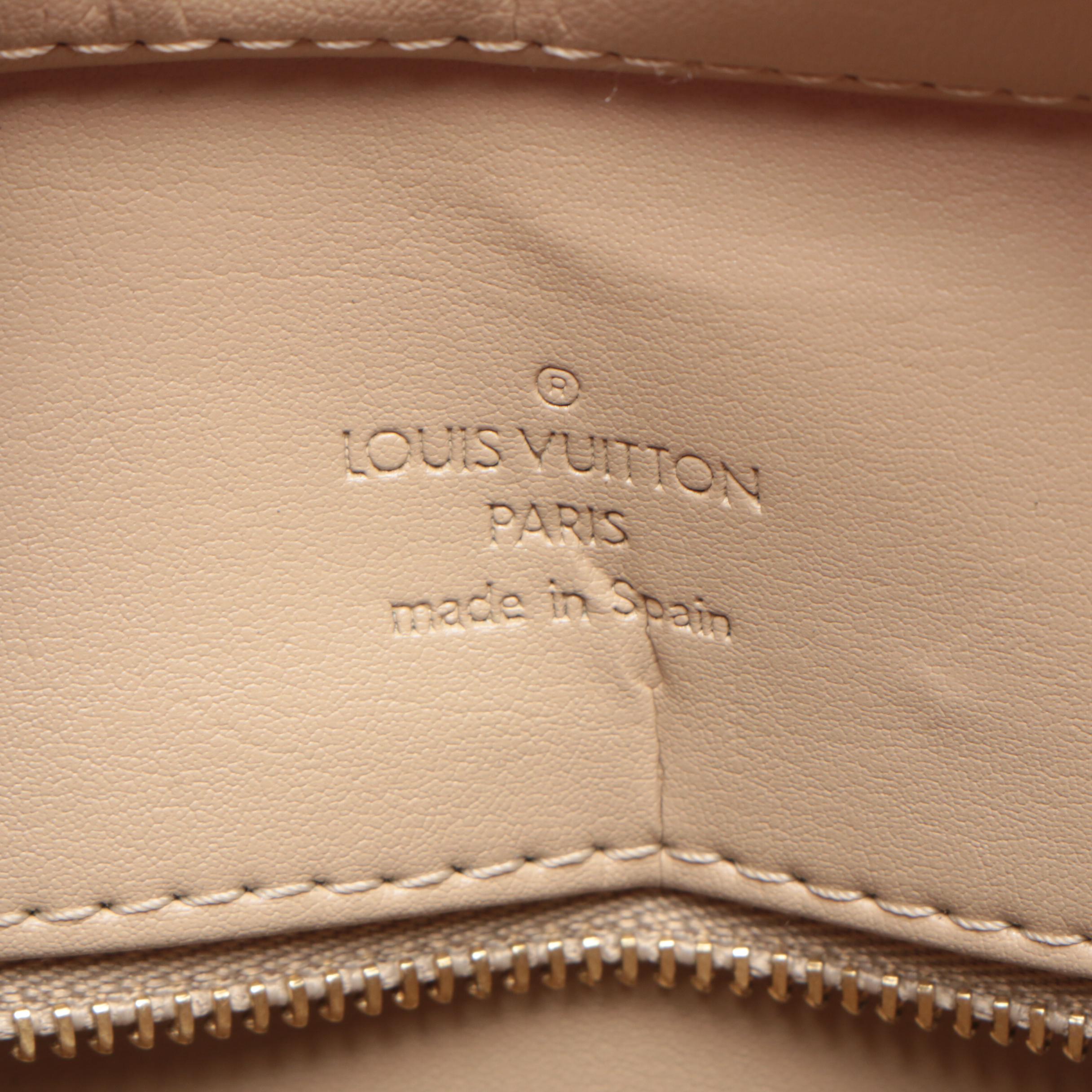 Louis Vuitton Lime Yellow Monogram Vernis Leather Houston Tote Bag