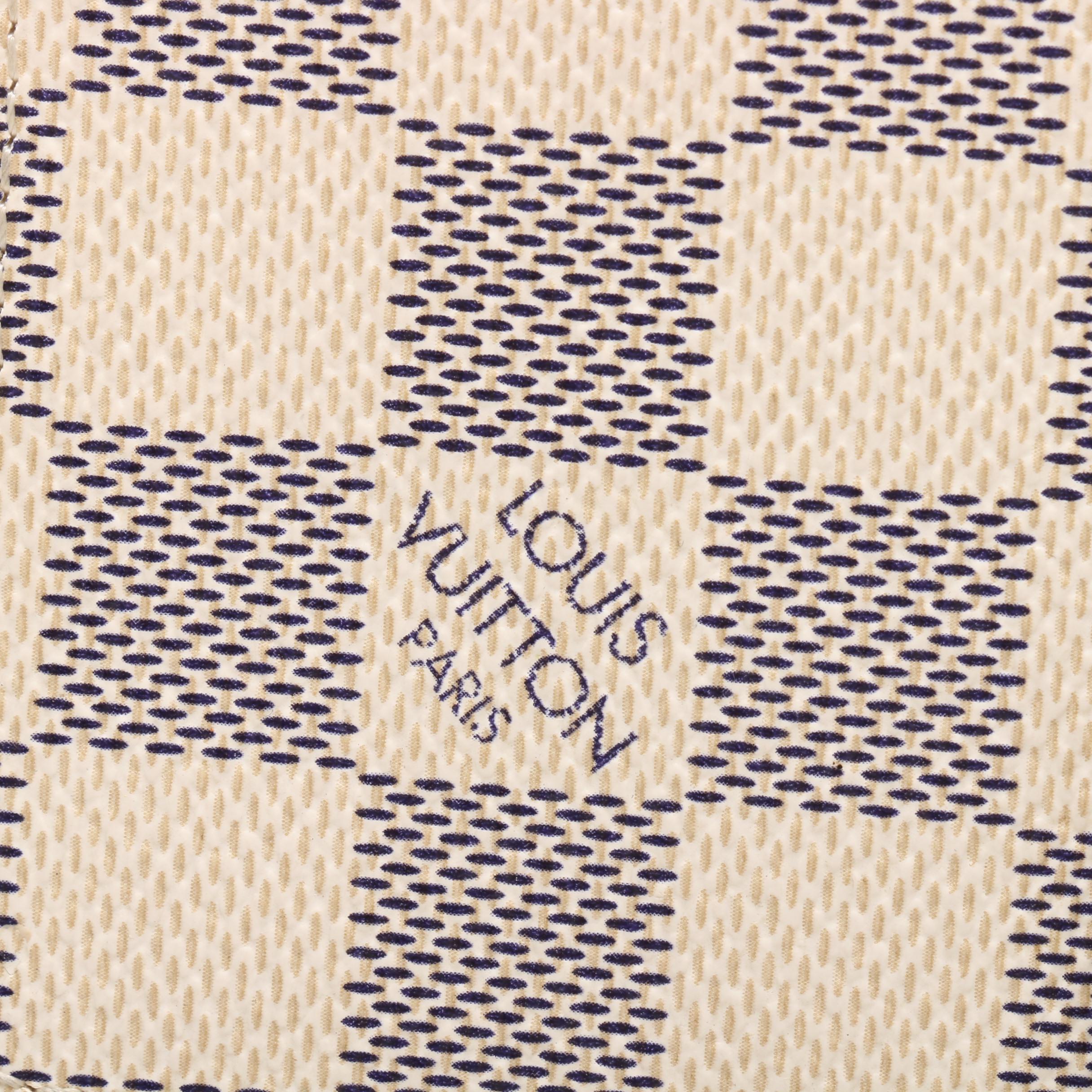 Louis Vuitton Damier Azur Canvas Agenda Cover