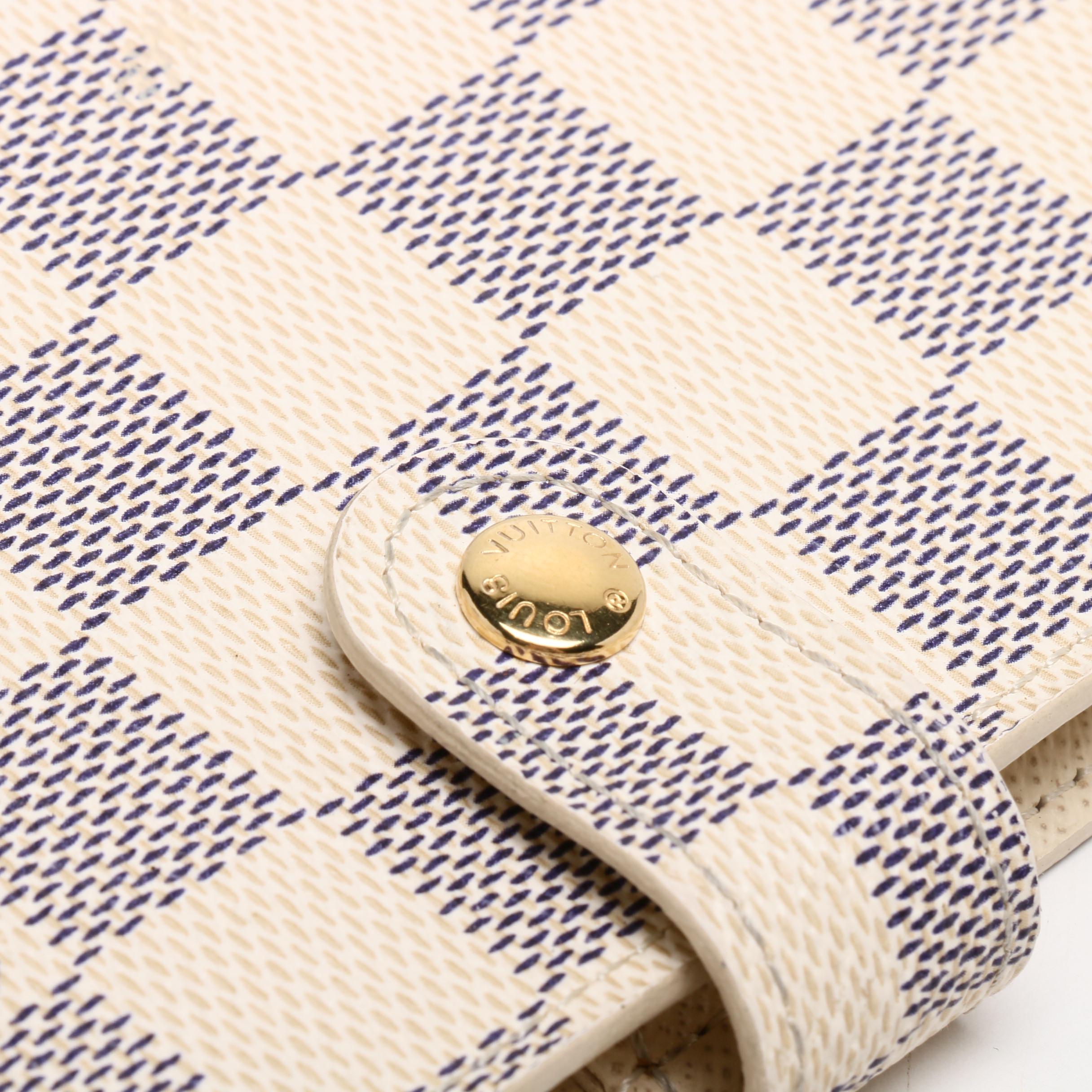 Louis Vuitton Damier Azur Canvas Agenda Cover
