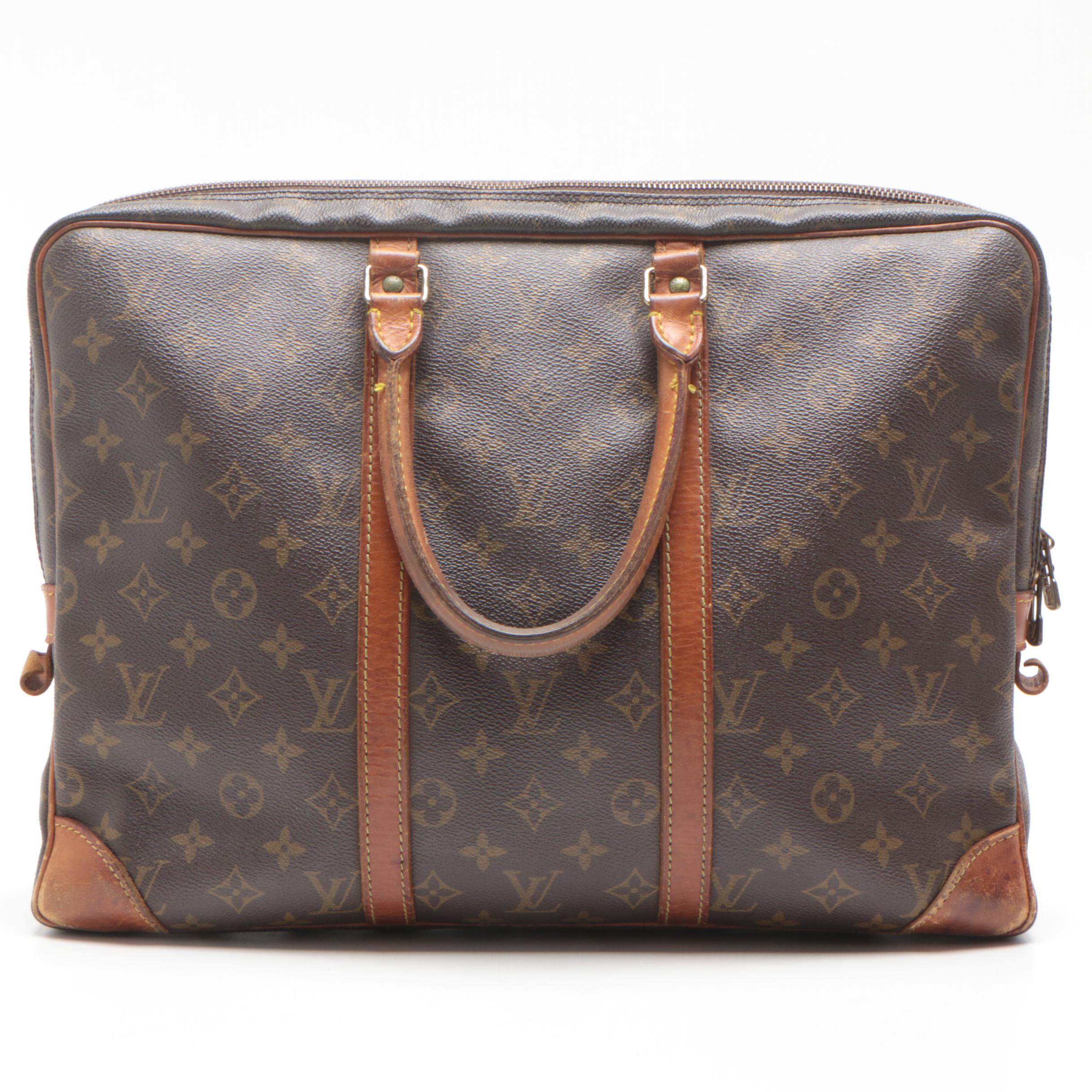 Louis Vuitton Monogram Canvas Porte-Documents Voyage Briefcase