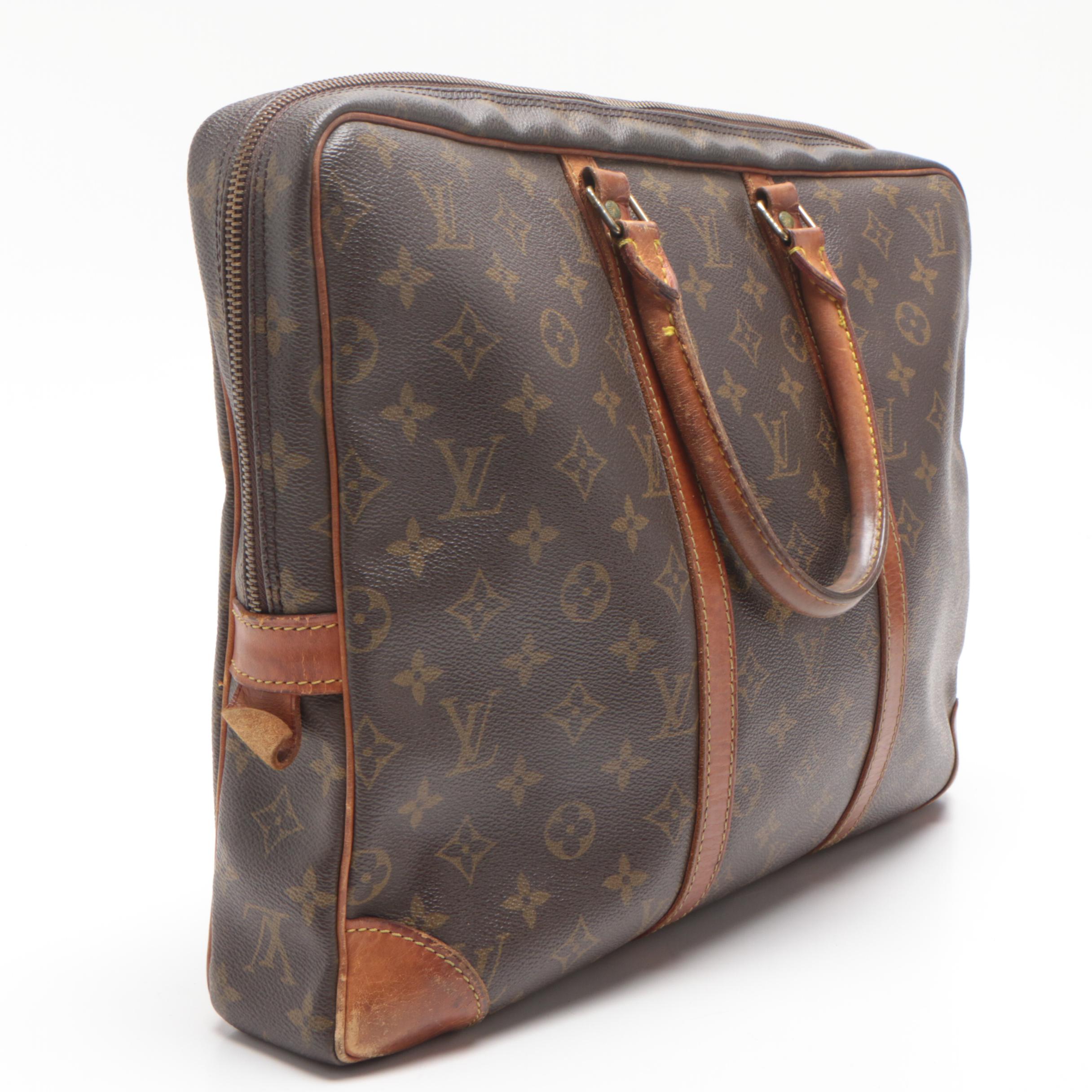 Louis Vuitton Monogram Canvas Porte-Documents Voyage Briefcase