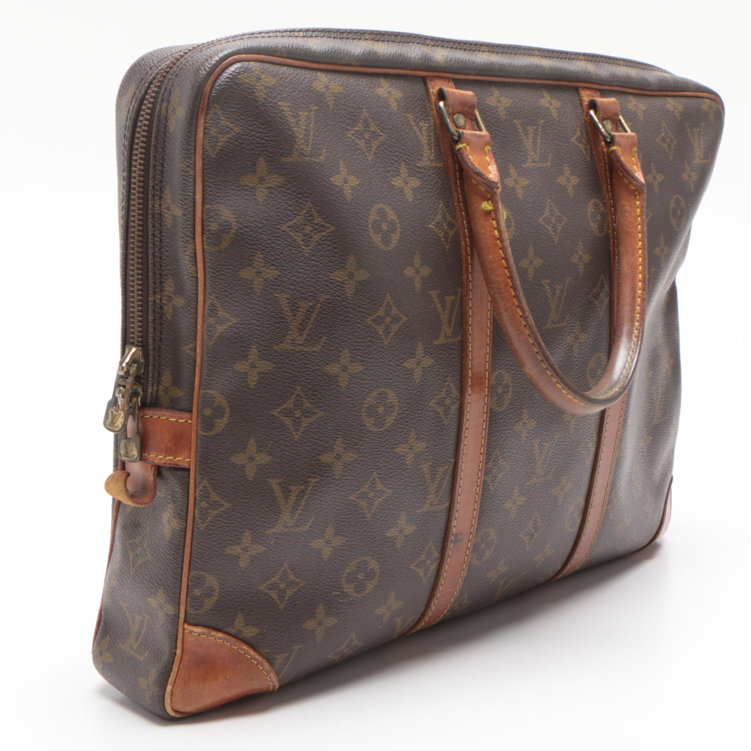 Louis Vuitton Monogram Canvas Porte-Documents Voyage Briefcase