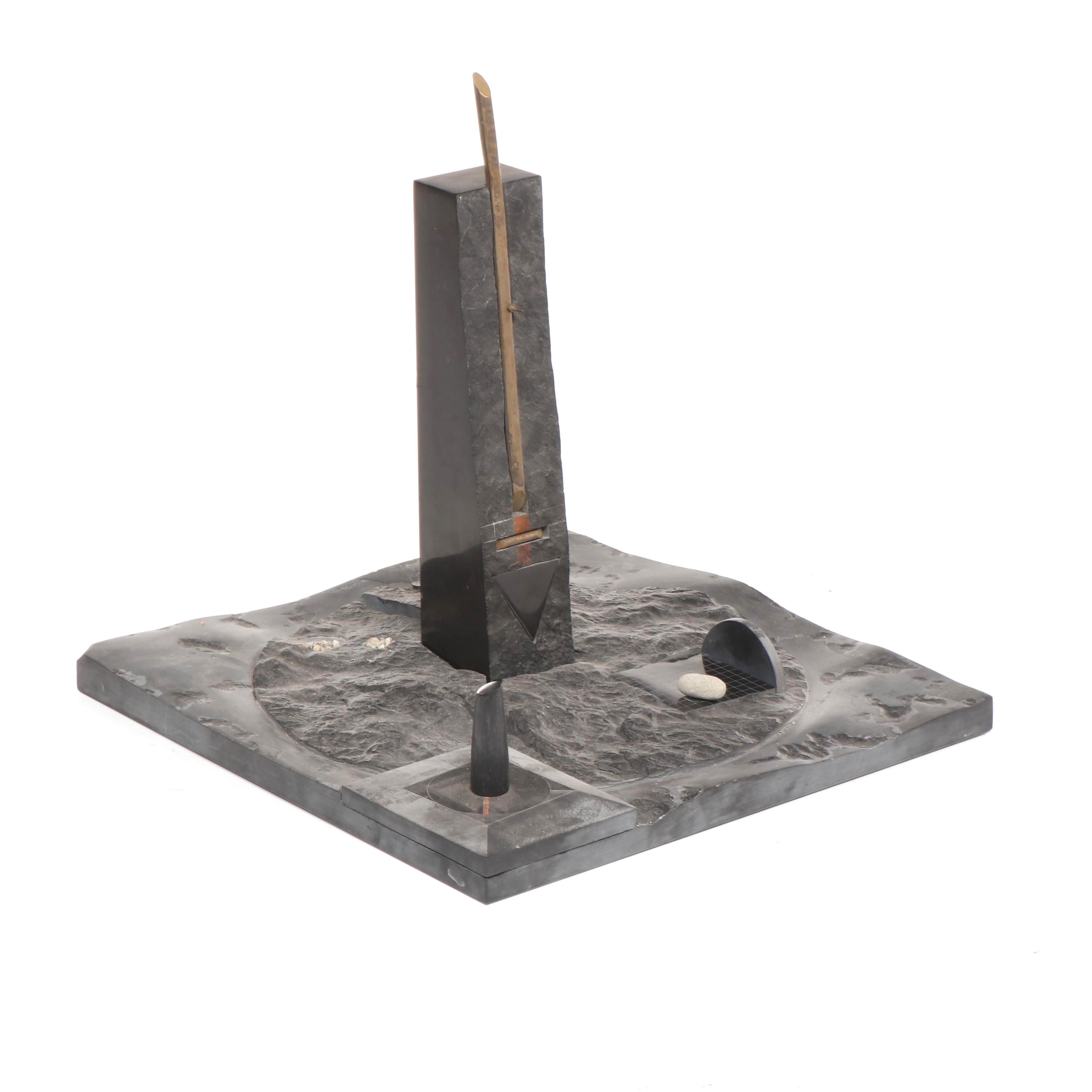 Daniel Couvreur Mixed Media Abstract Sculpture