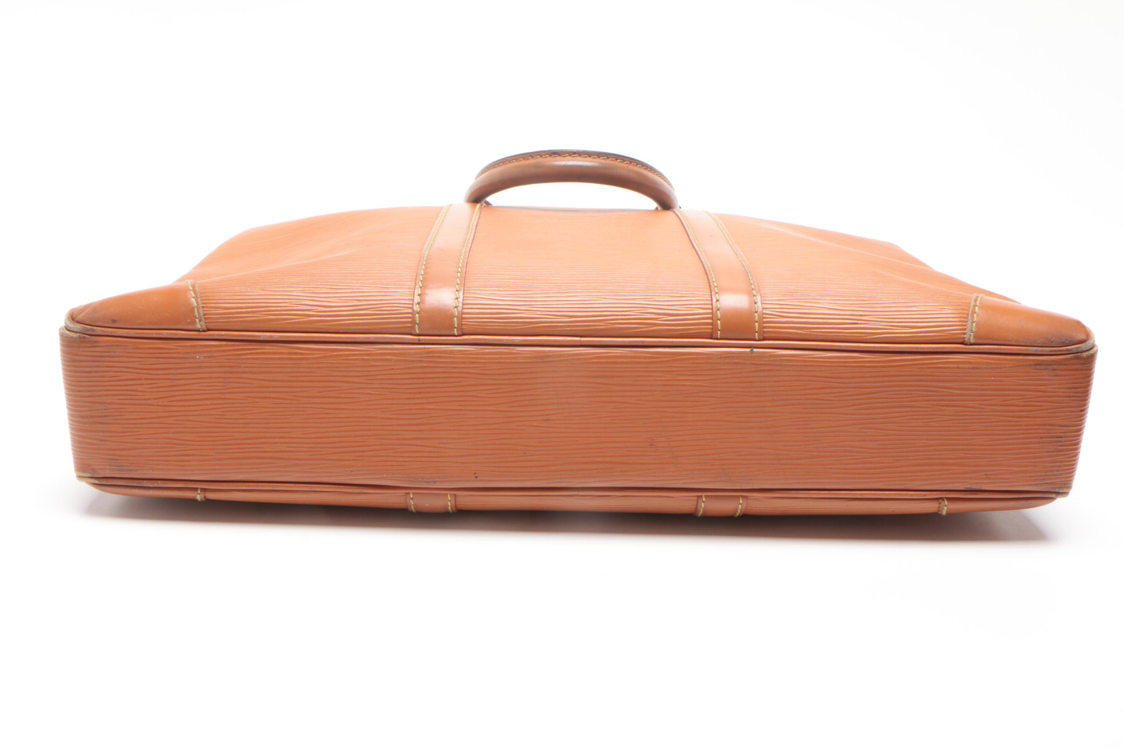 Louis Vuitton Cipango Gold Epi Leather Porte-Documents Voyage Briefcase