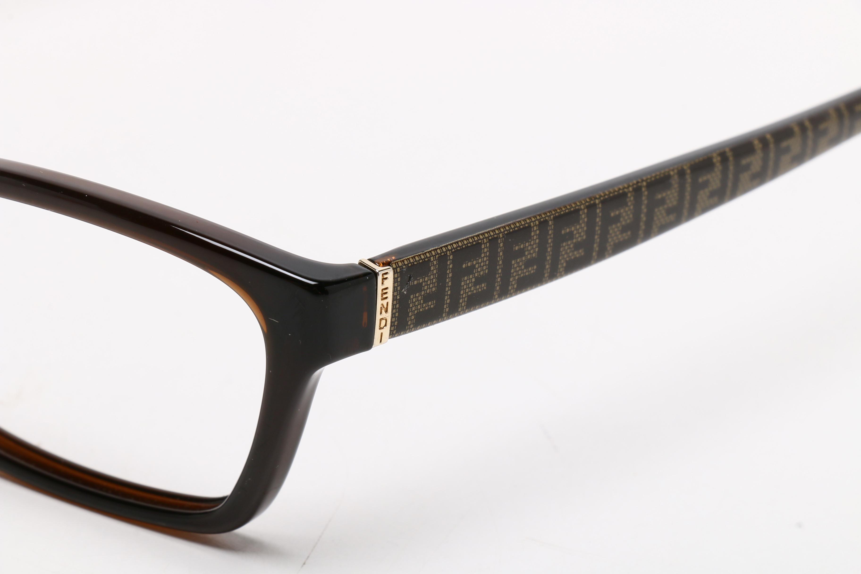 Fendi Logo and Gucci Black Eyeglasses