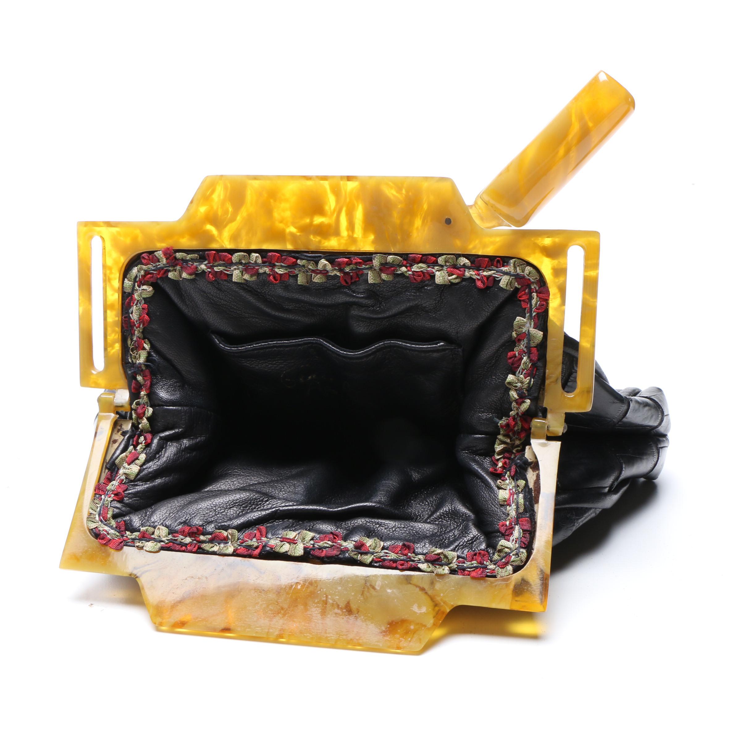 Grace A Agostino Crocodile Embossed Clutch and Giorgio Armani and Walborg Bags