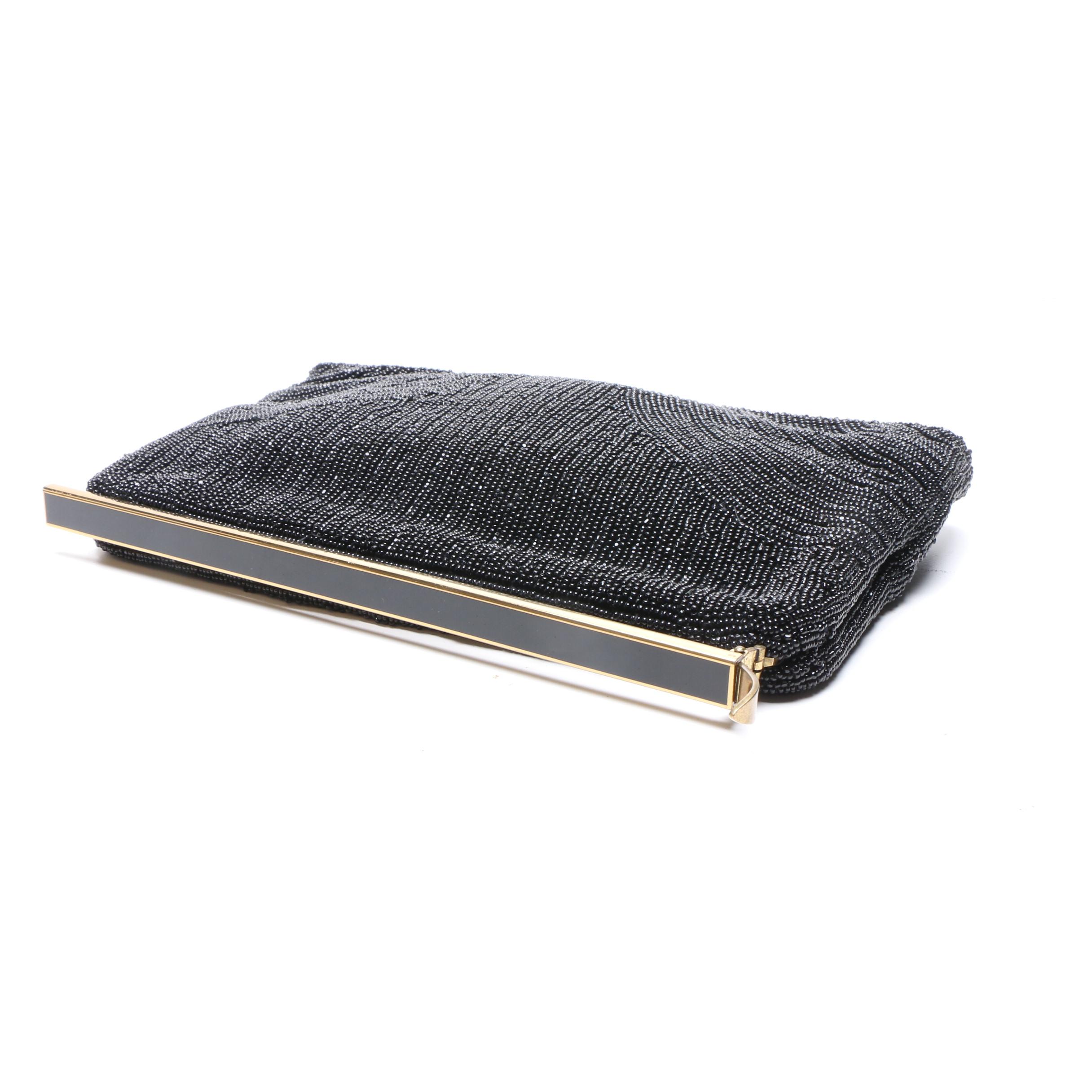 Grace A Agostino Crocodile Embossed Clutch and Giorgio Armani and Walborg Bags
