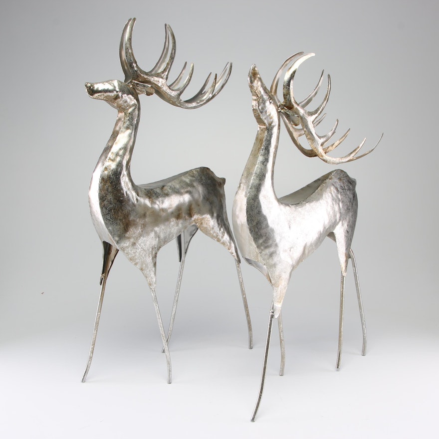 Metal Deer Decor, Contemporary