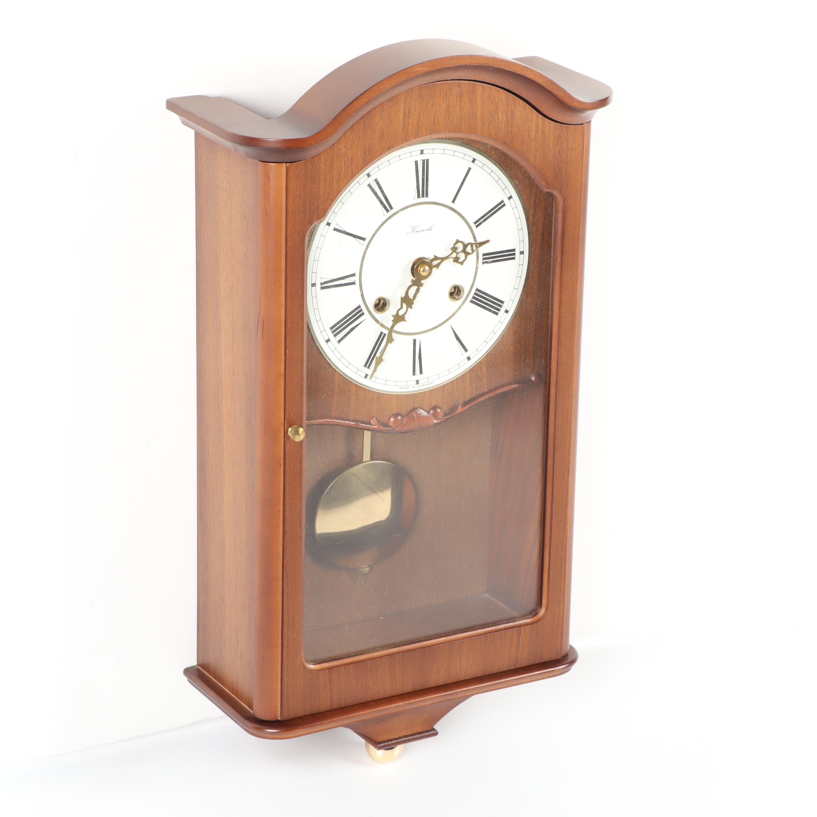 German Kienzle Pendulum Wall Clock, Mid to Late 20th Century