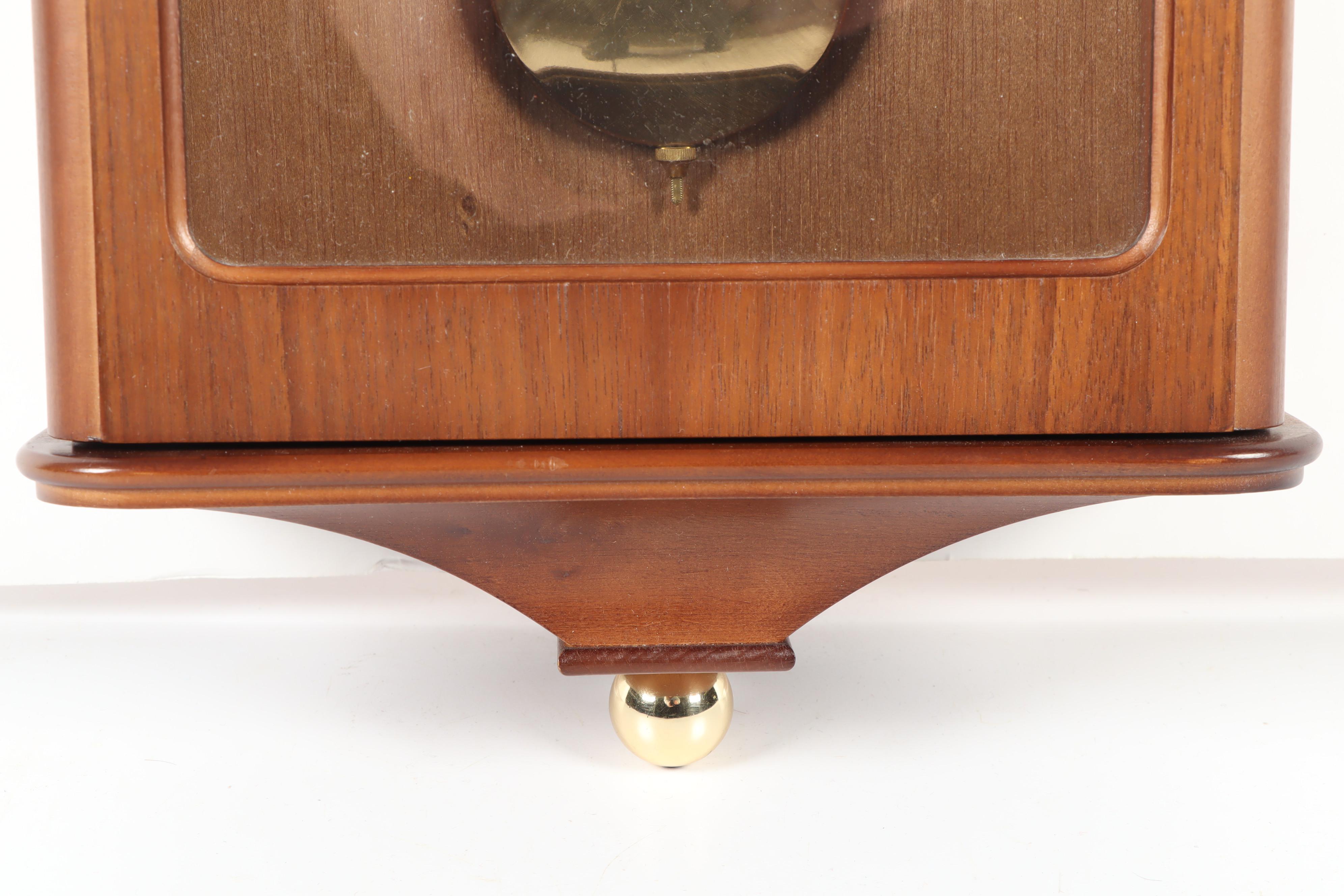 German Kienzle Pendulum Wall Clock, Mid to Late 20th Century