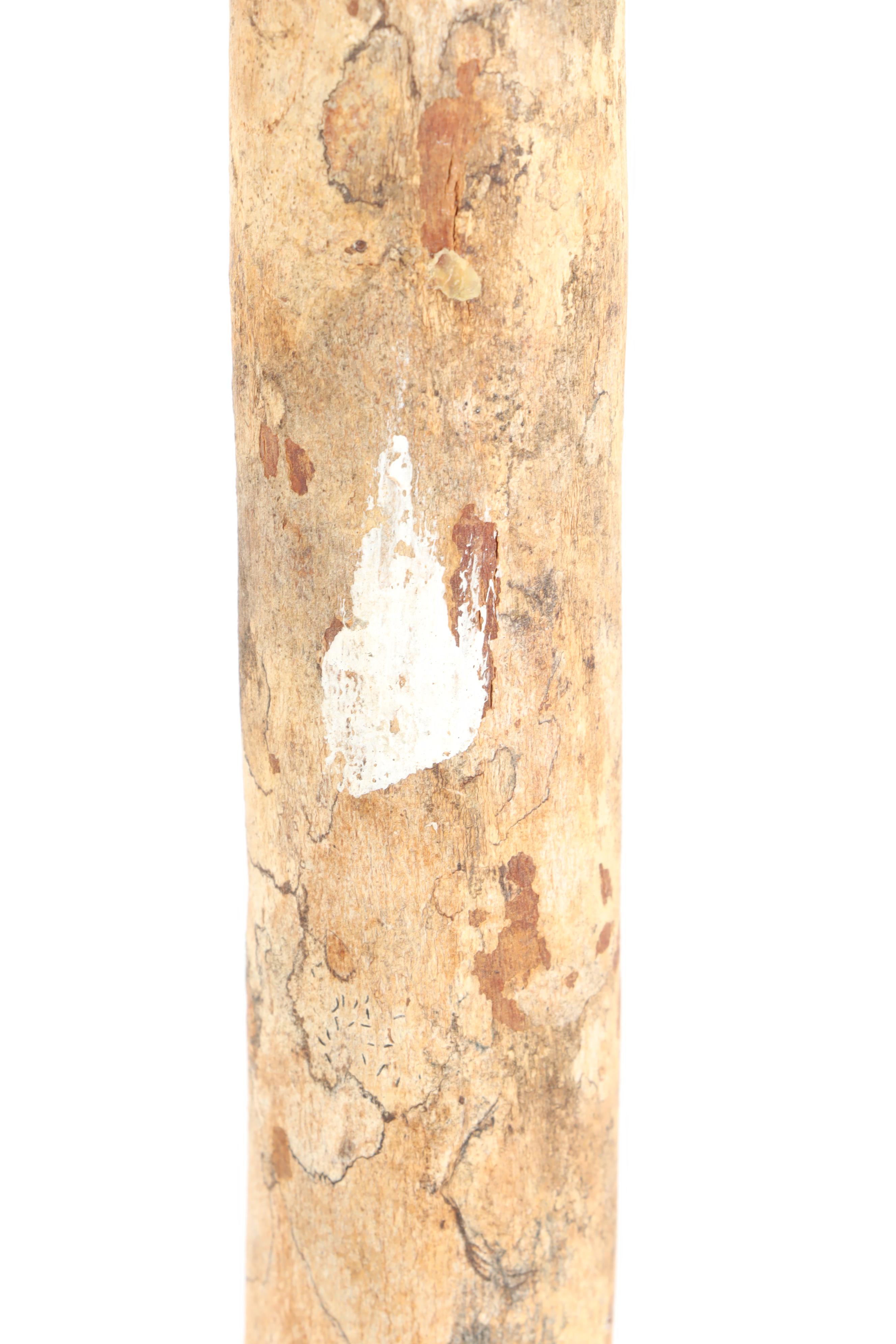 Carved Wooden Santa Claus Walking Stick