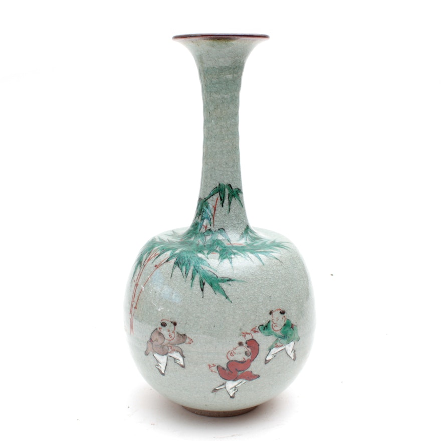 East Asian Ceramic Vase