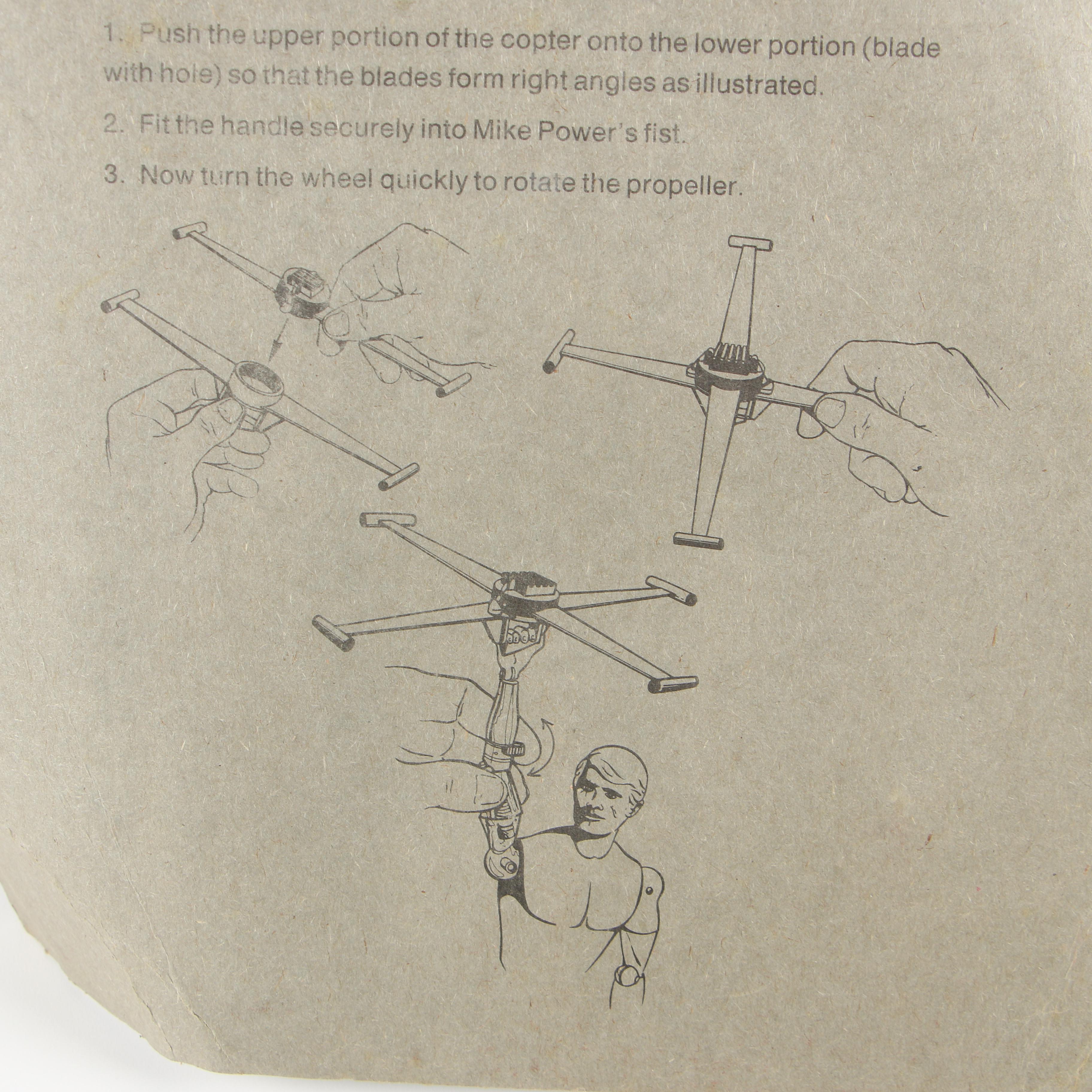 Hasbro Adventure Team GI Joe Mike Power, Atomic Man, 1975