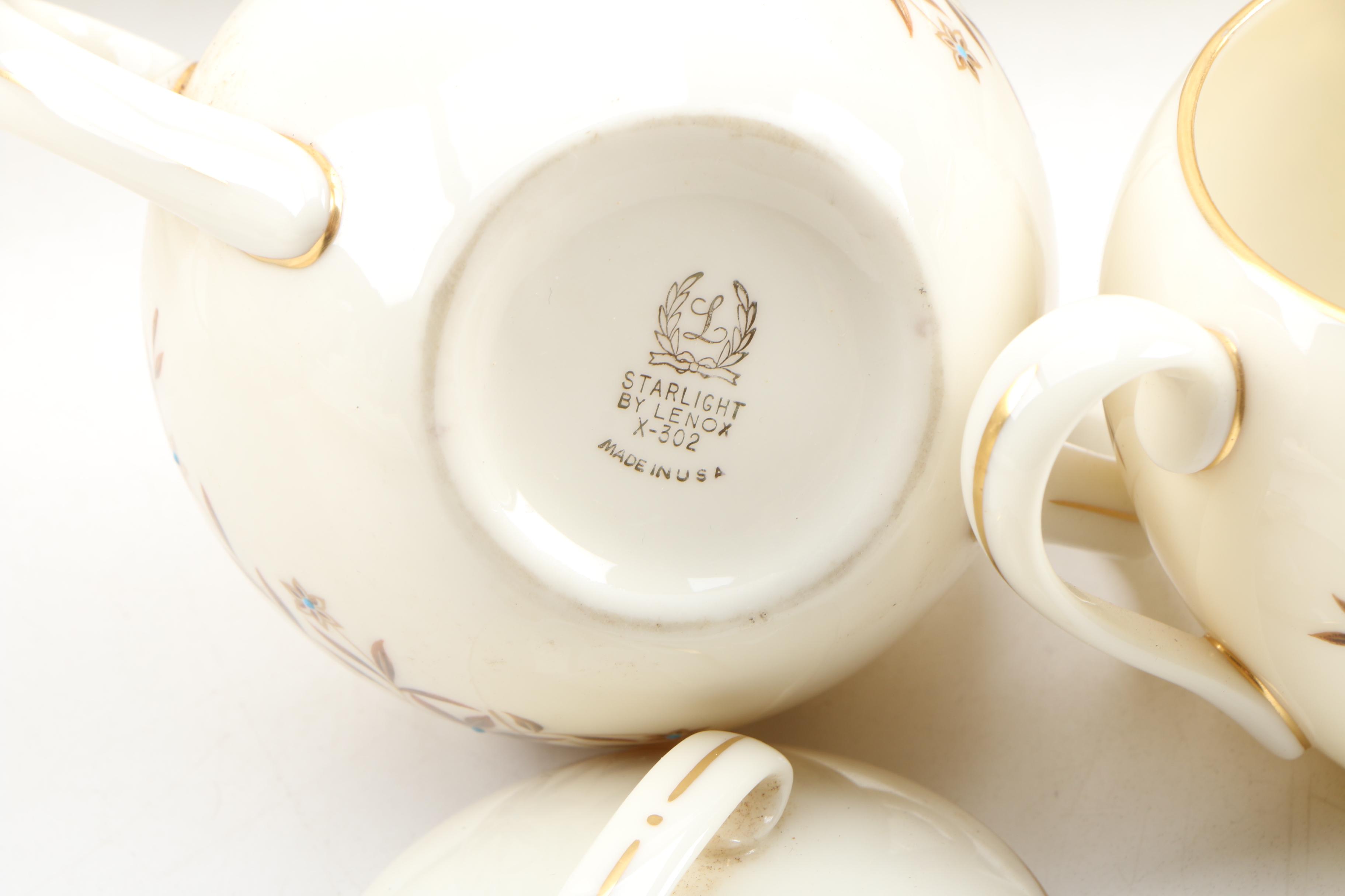 Lenox "Starlight" Bone China Dinnerware, 1952–1978