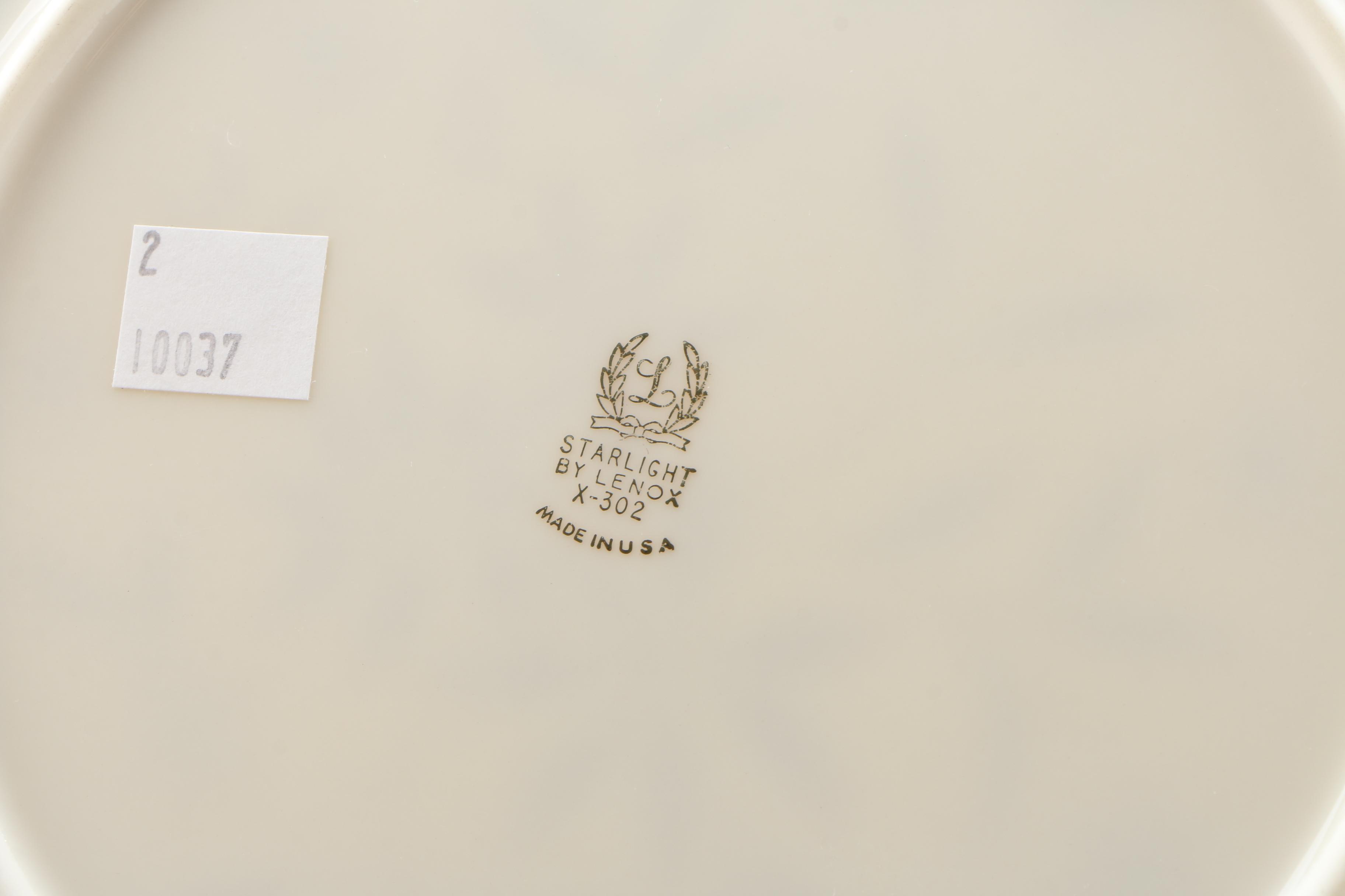 Lenox "Starlight" Bone China Dinnerware, 1952–1978