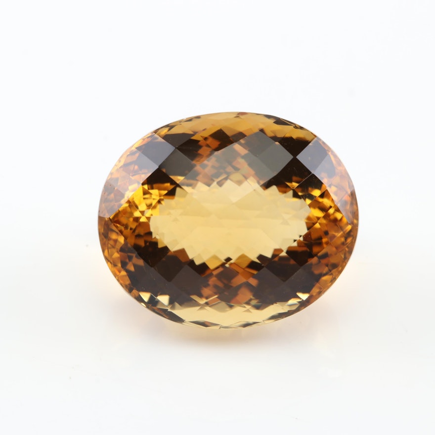 Loose 48.25 CT Citrine Gemstone