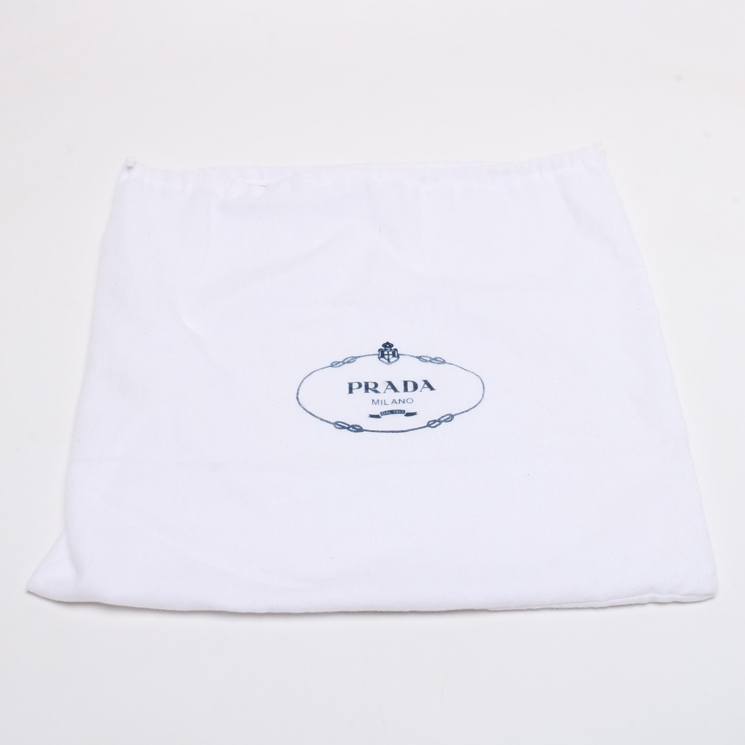 Prada Black Tessuto Nylon Tote Bag With Prada Shield Style Sunglasses