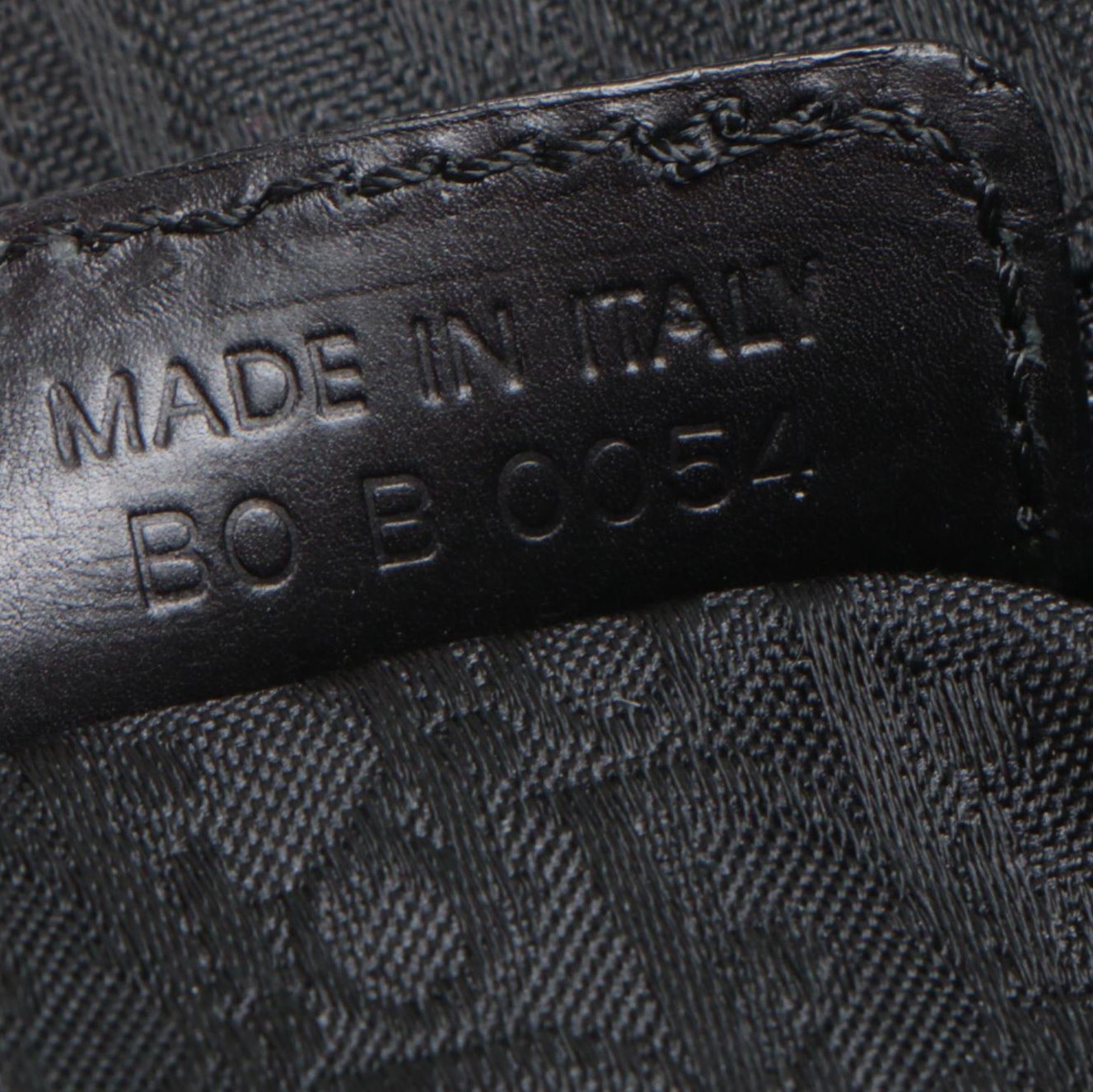 Christian Dior Paris Black Leather Piercing Handbag