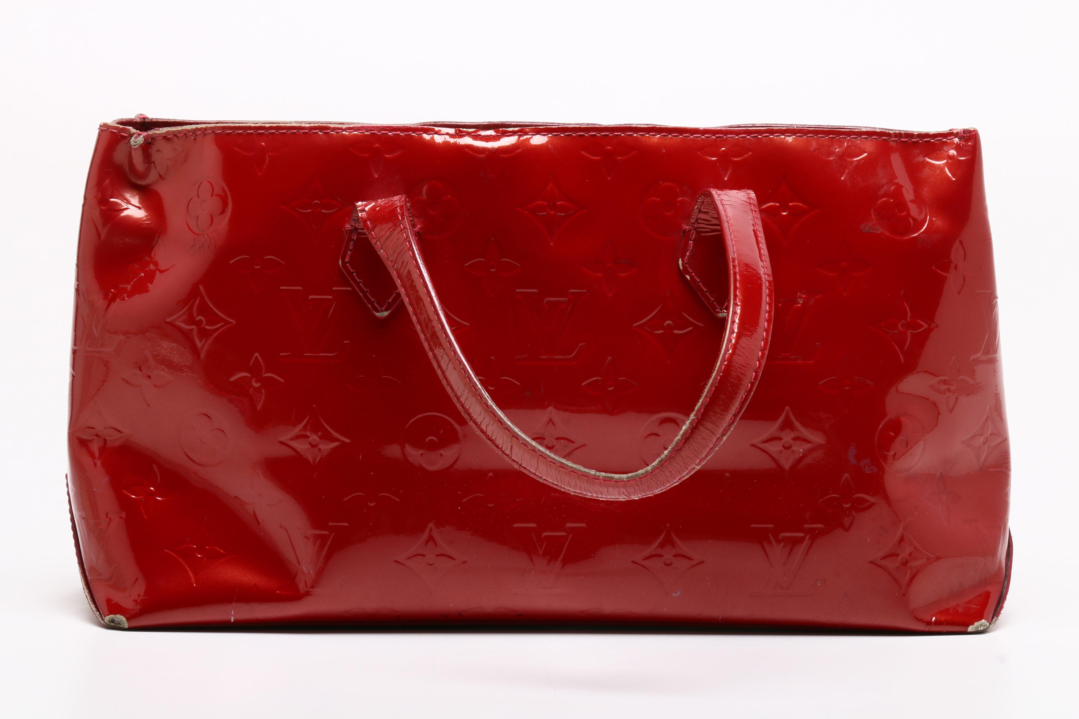 Louis Vuitton Pomme D'Amour Wilshire Monogram Vernis Leather PM Bag
