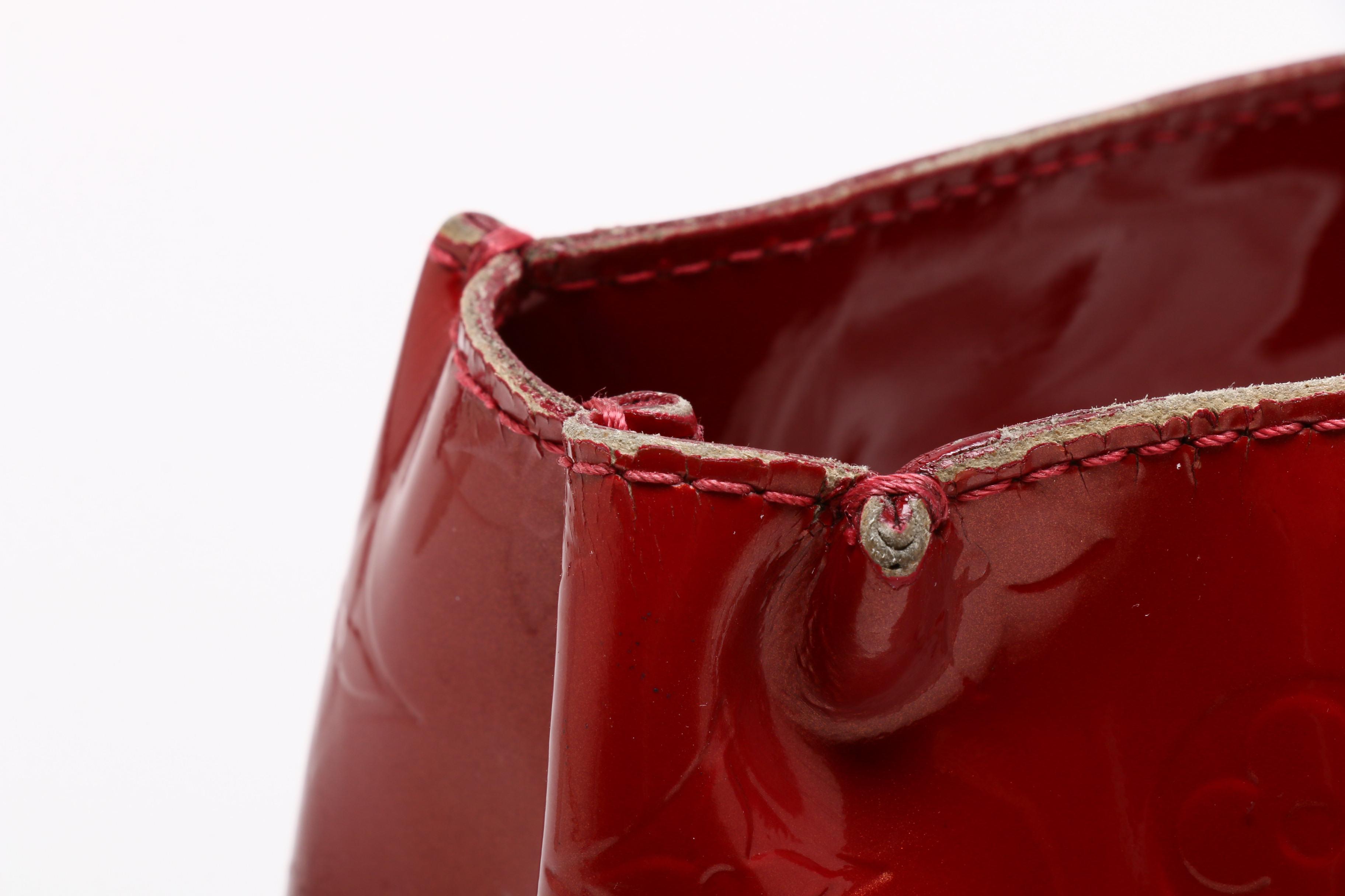 Louis Vuitton Pomme D'Amour Wilshire Monogram Vernis Leather PM Bag