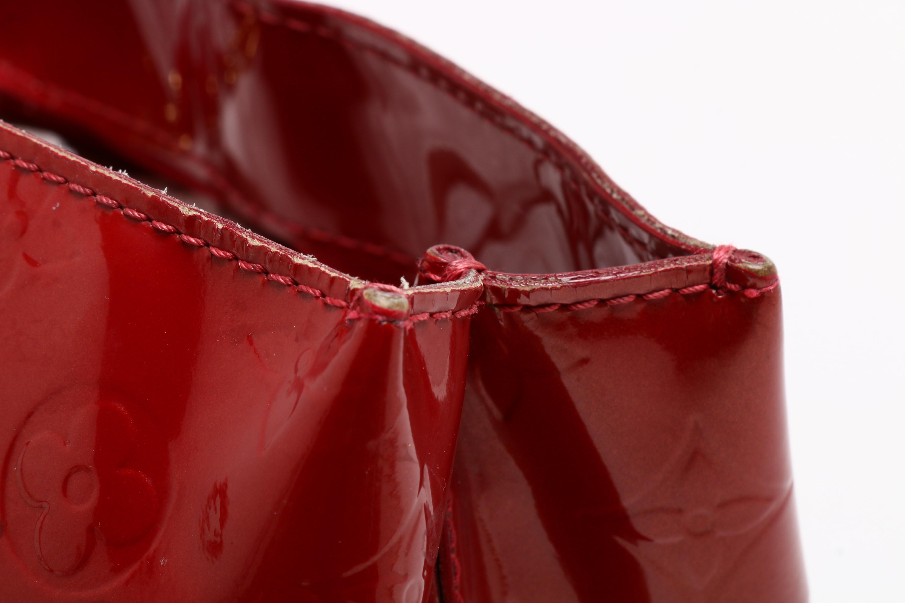 Louis Vuitton Pomme D'Amour Wilshire Monogram Vernis Leather PM Bag