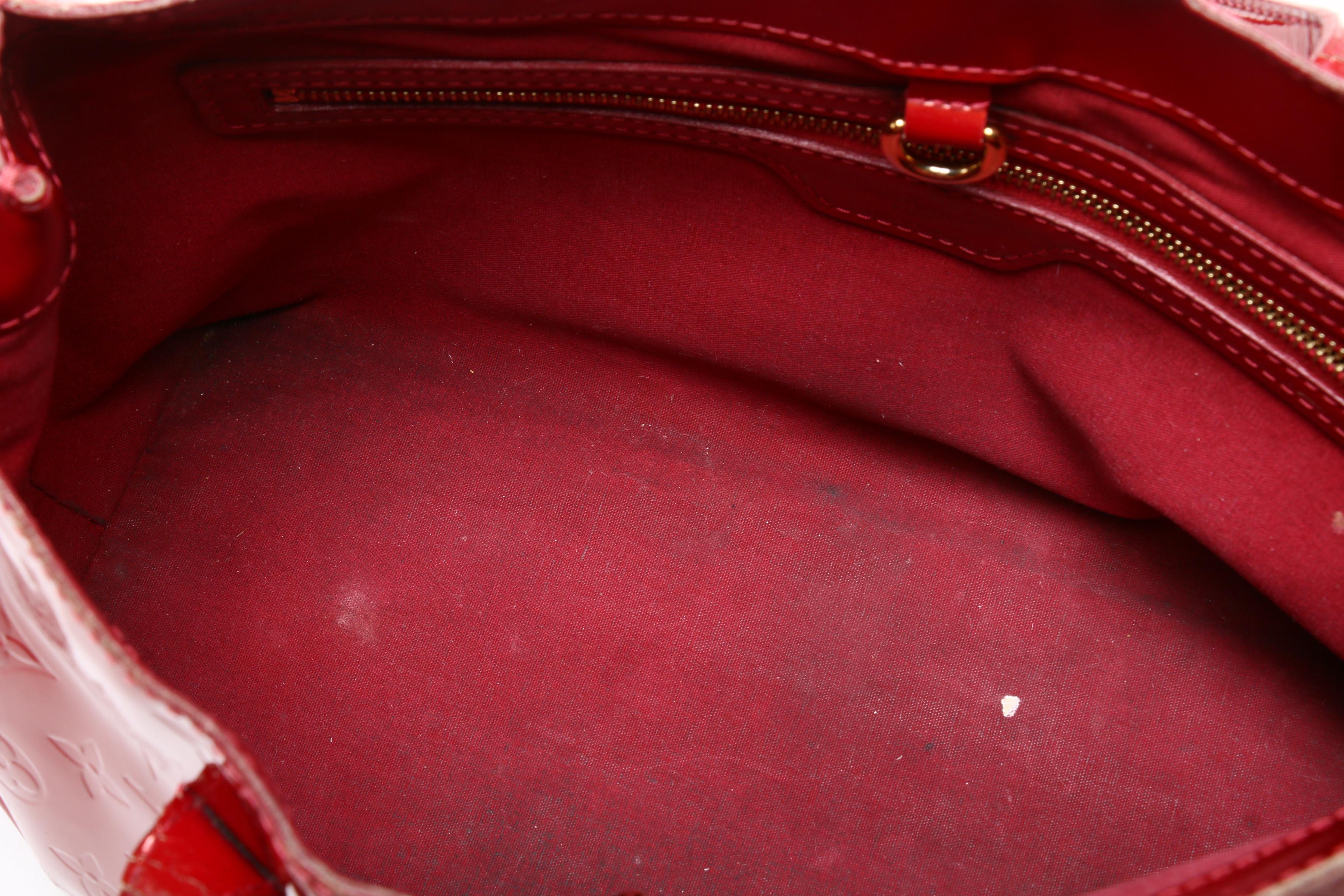 Louis Vuitton Pomme D'Amour Wilshire Monogram Vernis Leather PM Bag
