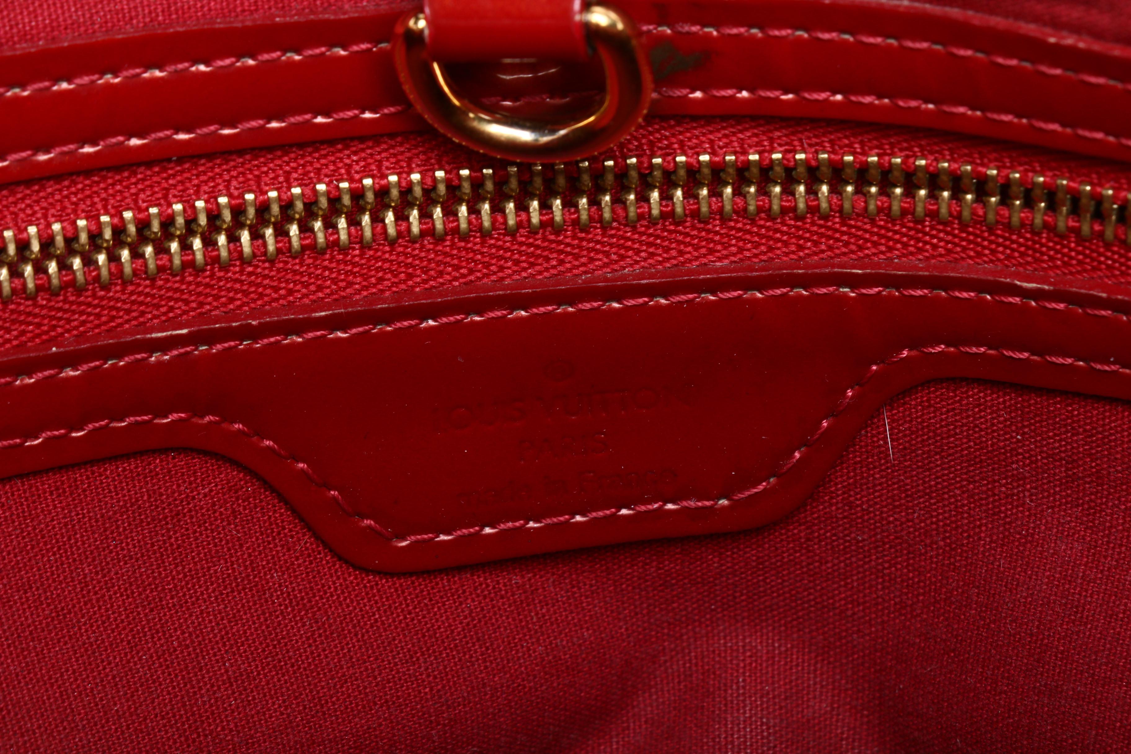 Louis Vuitton Pomme D'Amour Wilshire Monogram Vernis Leather PM Bag